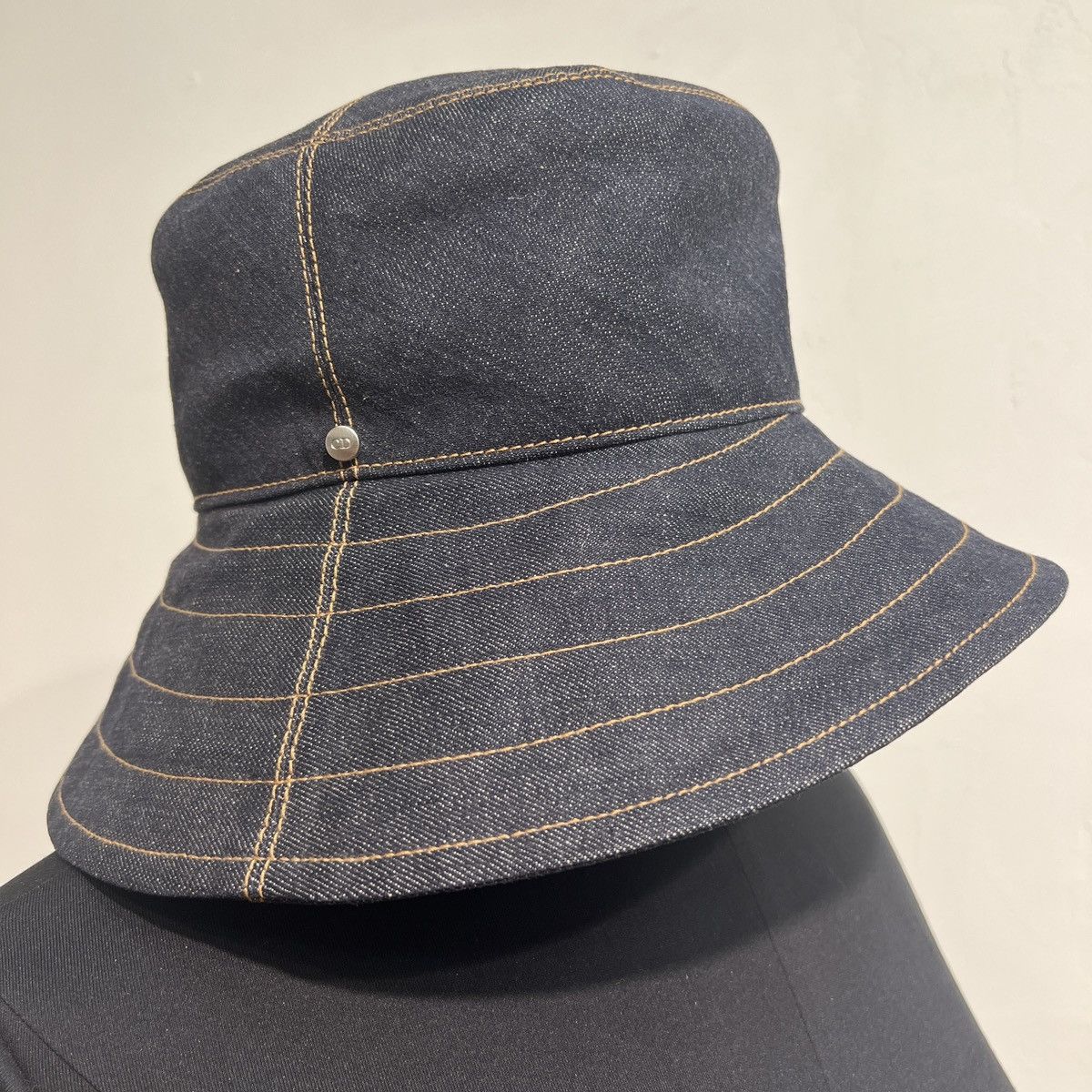 Christian Dior Monsieur Christian Dior Archive Hat Bucket Women’s Denim Size ONE SIZE - 1 Thumbnail