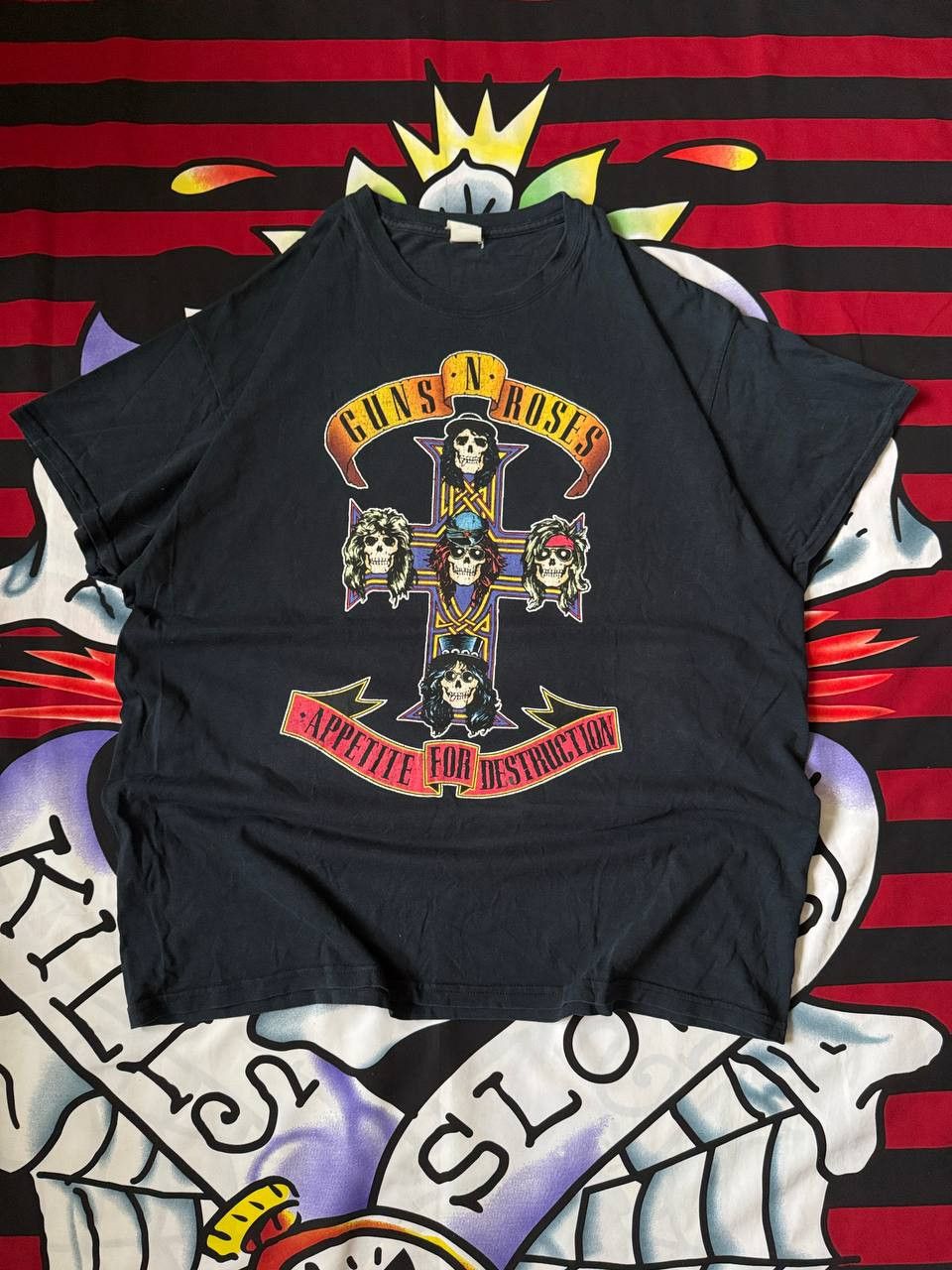 Band Tees × Guns N' Roses × Vintage Guns N' Roses merch tshirt 2015 Appetite for Destruction XL Size US XL / EU 56 / 4 - 1 Thumbnail
