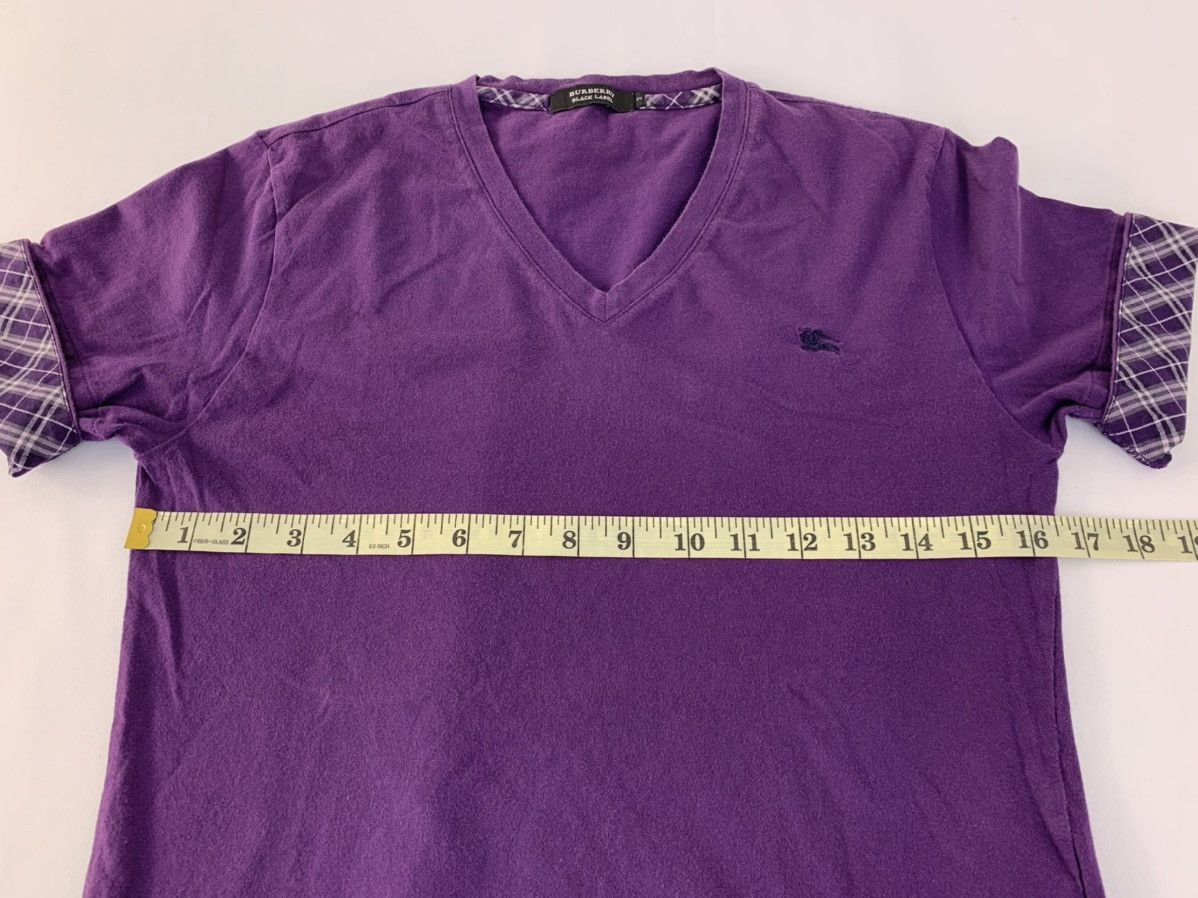 Burberry Burberry Black Label Nova Checked V Neck Printed Tee Size S / US 4 / IT 40 - 10 Thumbnail