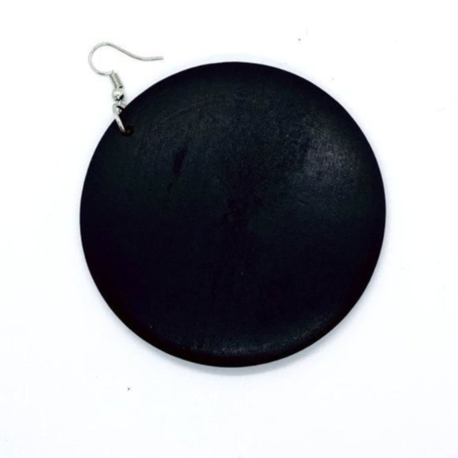 Other NWT Black Wood Circle Dangle Earrings Size ONE SIZE - 5 Thumbnail