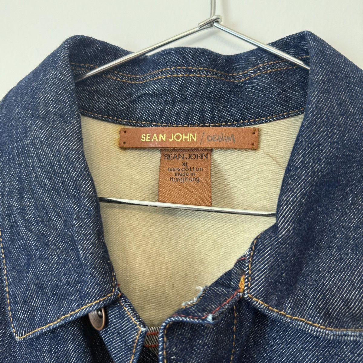 Sean John Vtg 2000s Sean John Embroidered Denim Jacket Y2K Hip Hop Size US XL / EU 56 / 4 - 5 Thumbnail
