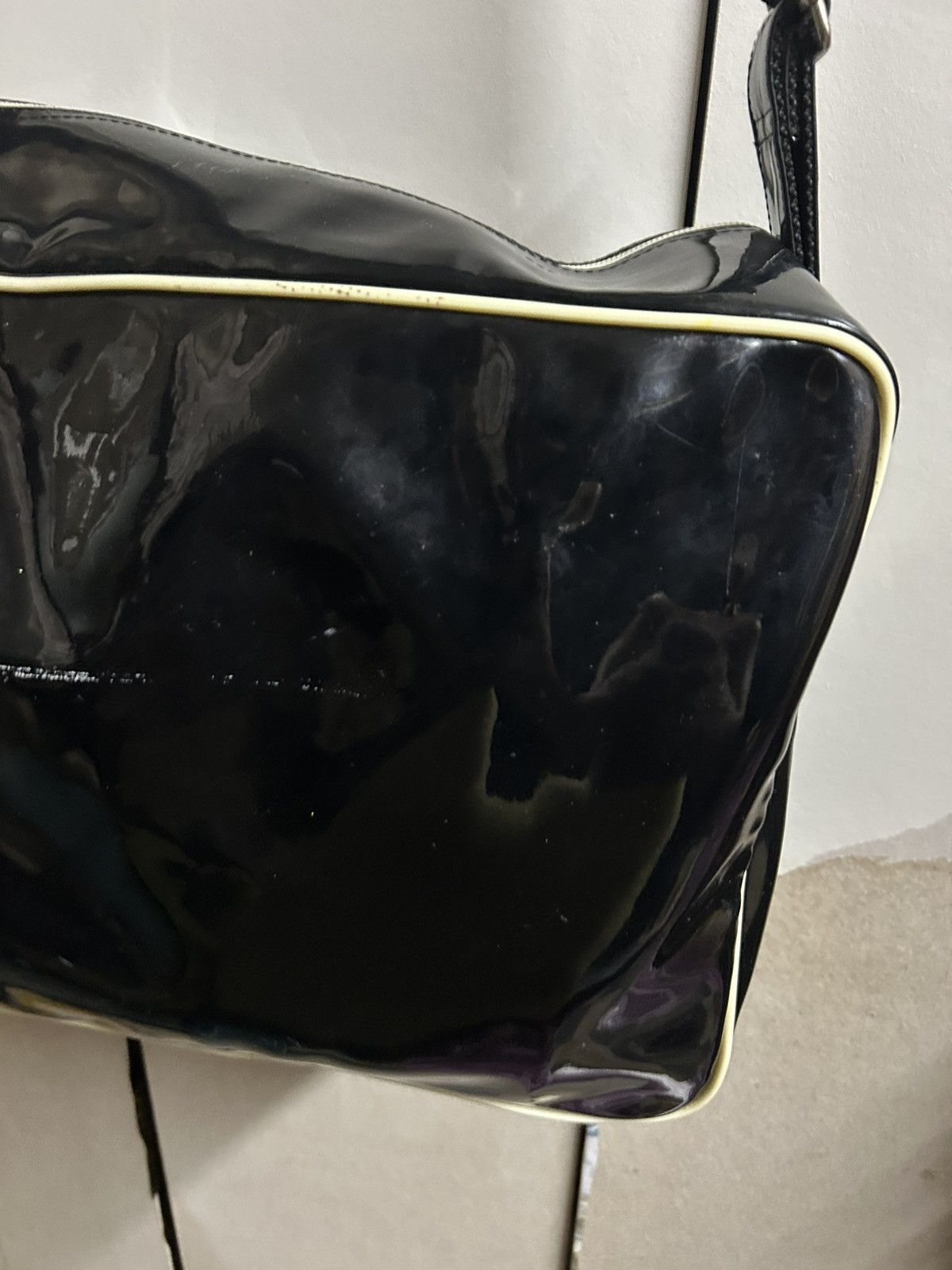 Vintage Shoei "Premium Helmet" Enamel Messenger Bag (JDM) Size ONE SIZE - 12 Thumbnail