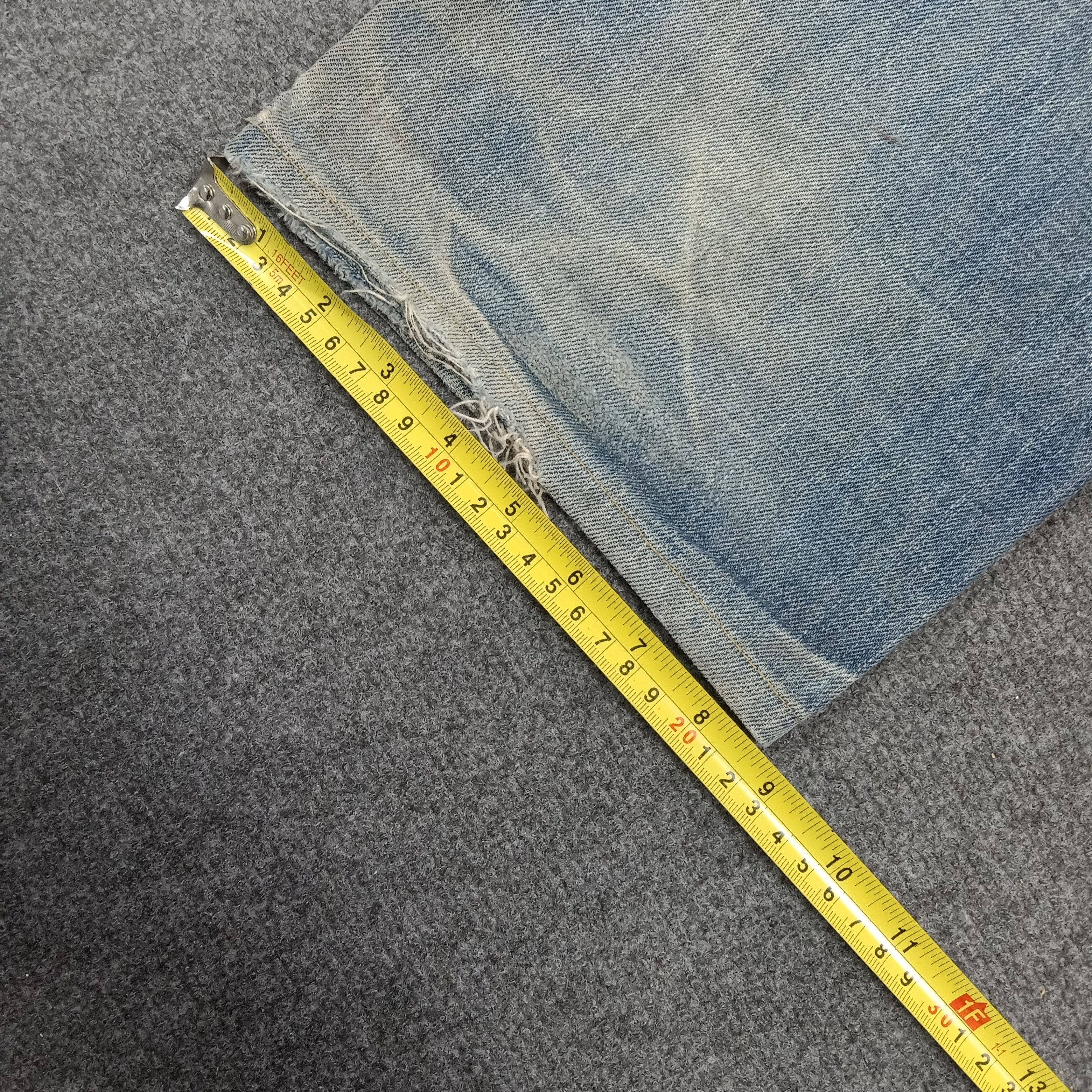 Levi's Levi's 502 Big E Selvedge Distressed 90's Denim Jeans E1A33 Size US 34 / EU 50 - 13 Thumbnail