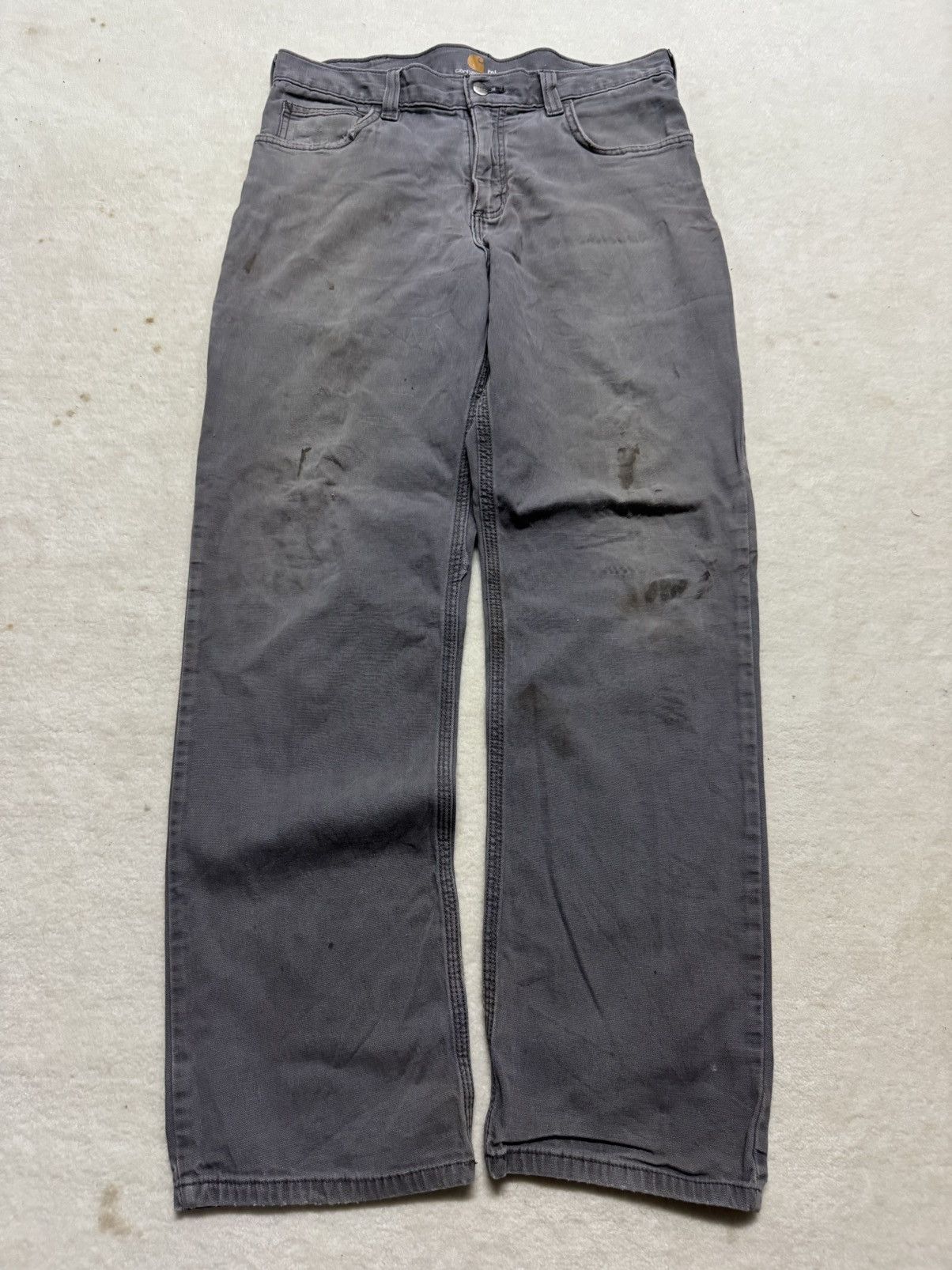 Carhartt VINTAGE 2000s CARHARTT RELAXED FIT THRASHED VERY WORN Size US 32 / EU 48 - 7 Thumbnail