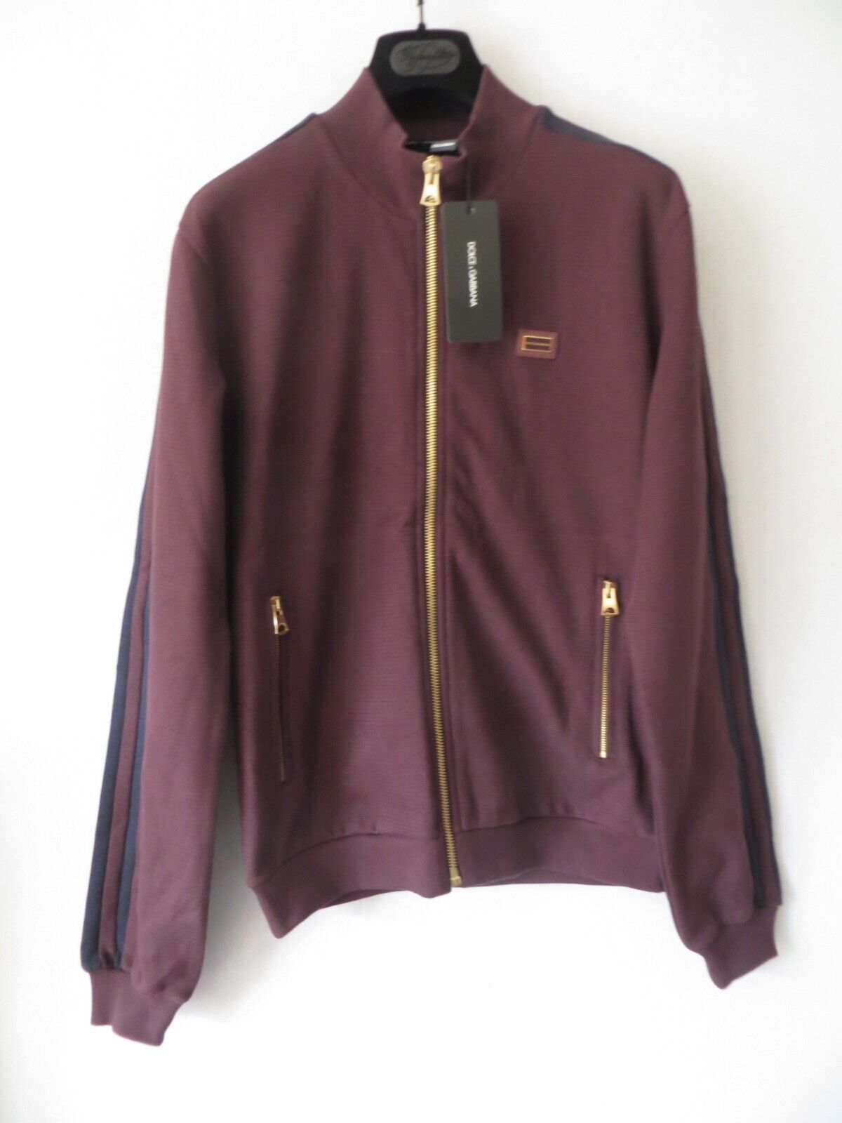 image of Dolce Gabbana D&g Zipped Jacket in Burgundy, Men's (Size Small)