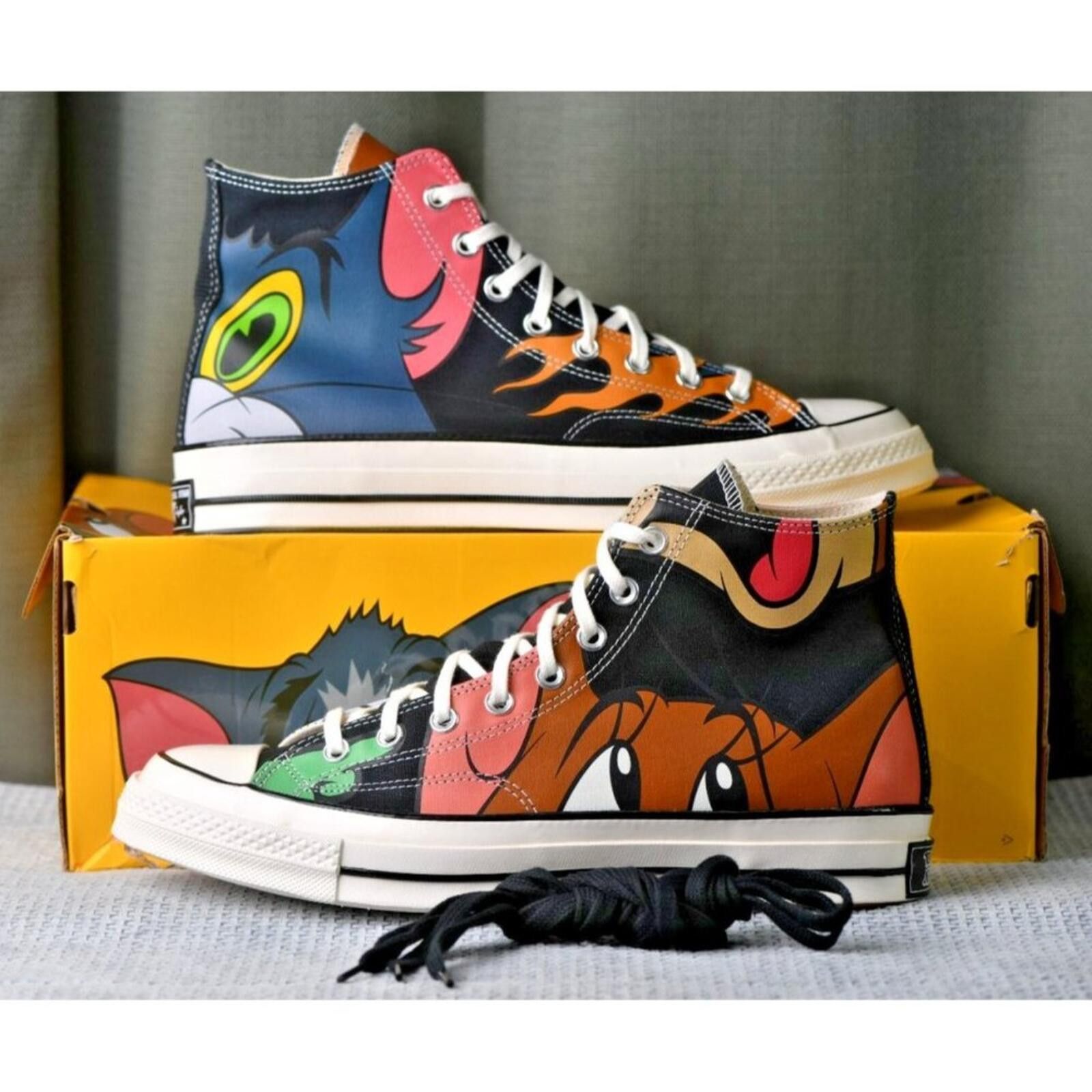 Converse Converse All Star Chuck Taylor 70 "Tom & Jerry" Size US 11 / EU 44 - 2 Thumbnail