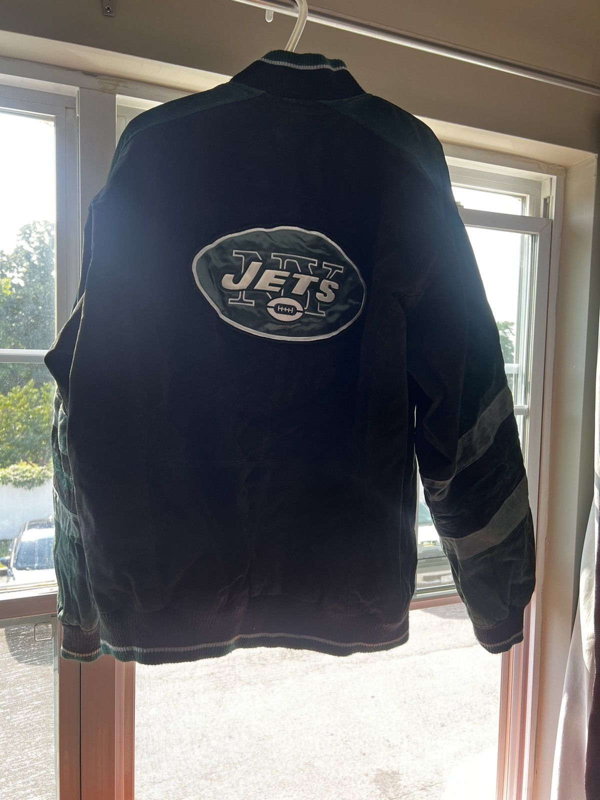 NFL Vintage NY JETS NFL Jacket Size US XL / EU 56 / 4 - 2 Thumbnail