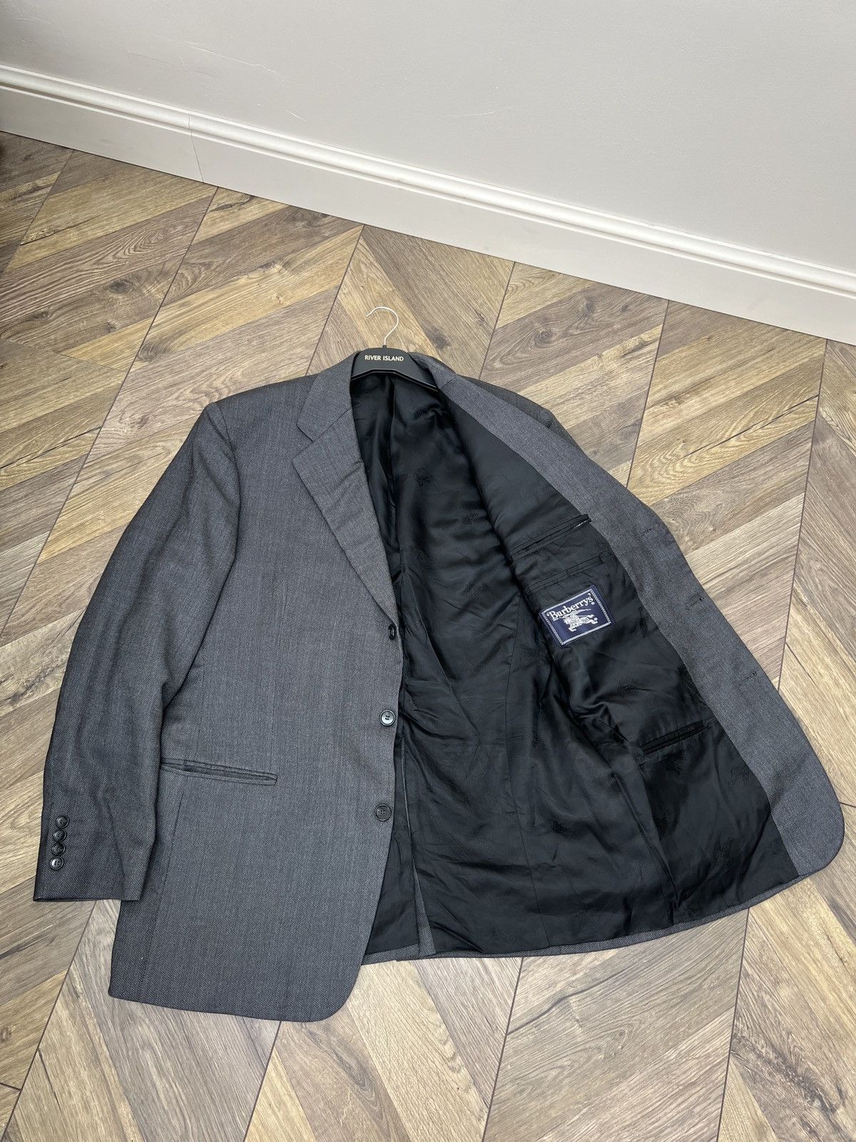 Burberry × Designer × Vintage Vintage Burberry Old Money Style Blazer Size US L / EU 52-54 / 3 - 1 Thumbnail