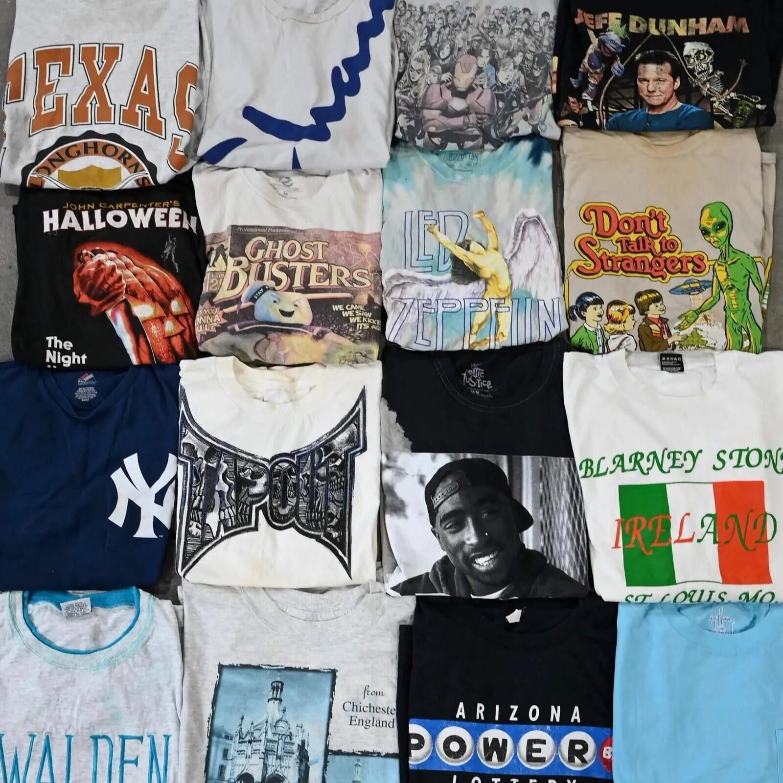 Other Vintage Graphic Tee Shirt 15 Pc Mystery Bundle Harley Sports Size US M / EU 48-50 / 2 - 1 Thumbnail