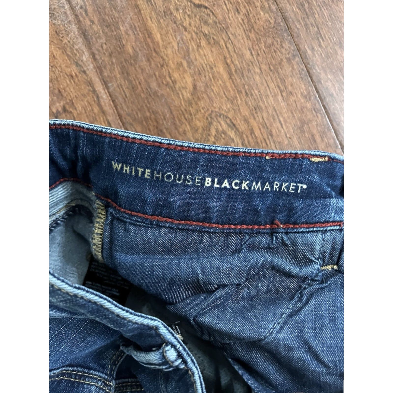 White House Black Market White House Black Market WHBM Mid-Rise The Skinny Jeans Size 0 Distressed Size 28" / US 6 / IT 42 - 6 Thumbnail