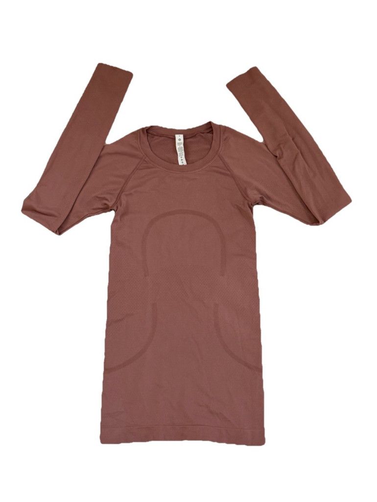 Lululemon LULULEMON SWIFTLY LONG SLEEVE SHIRT DUSTY PINK COLOR SIZE 0 Size XS / US 0-2 / IT 36-38 - 1 Thumbnail