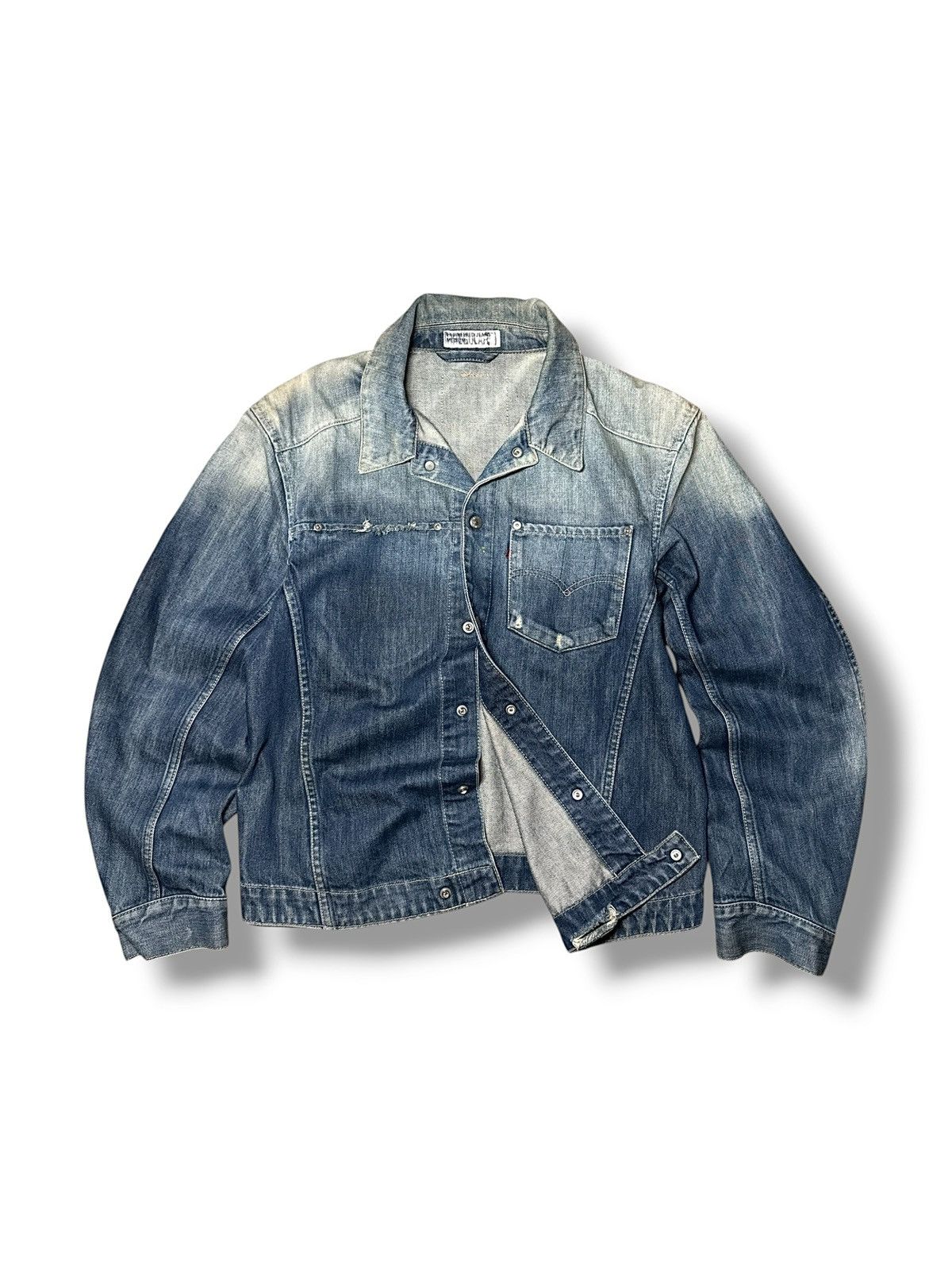 Levi's Vintage Y2K Levi’s Engineered Washed Jacket Avantgarde 90s Size US M / EU 48-50 / 2 - 2 Thumbnail
