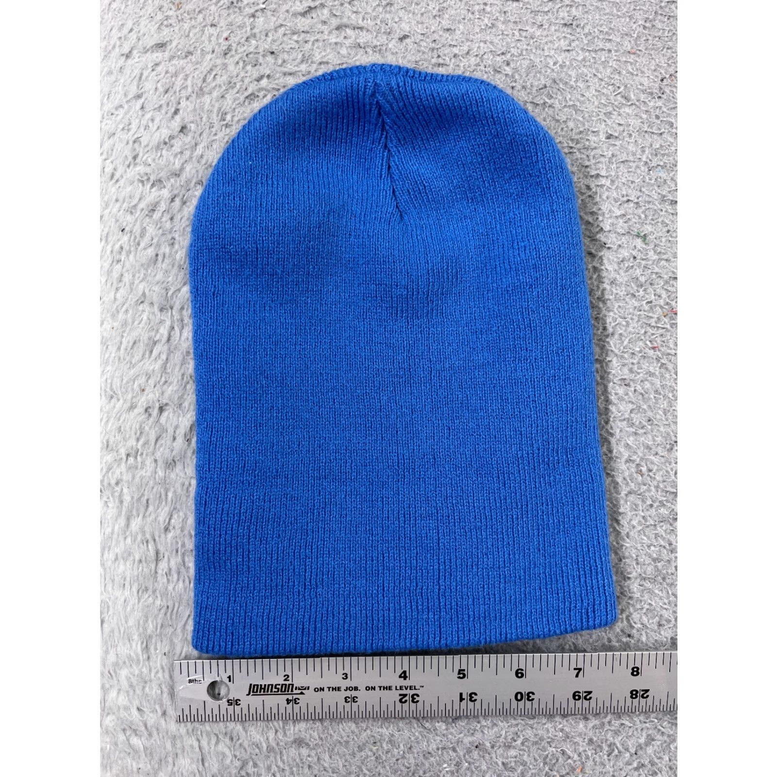 Vintage VINTAGE Paris Accessories Beanie One Size Blue Knit 100% Acrylic Womens Ski Winter Beanie Size ONE SIZE - 2 Thumbnail
