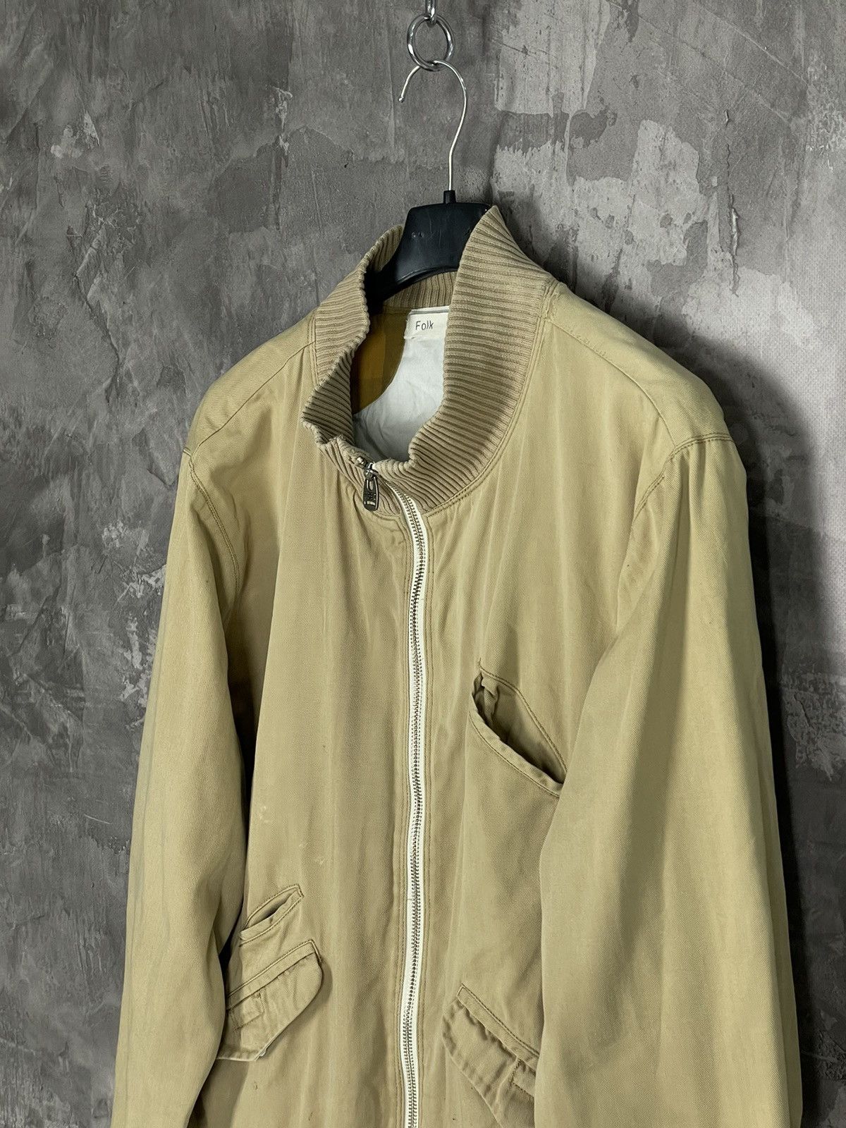 Folk × Japanese Brand Folk Japanese Materials Made Cotton Heavy Avant Garde Jacket Size US XL / EU 56 / 4 - 7 Thumbnail