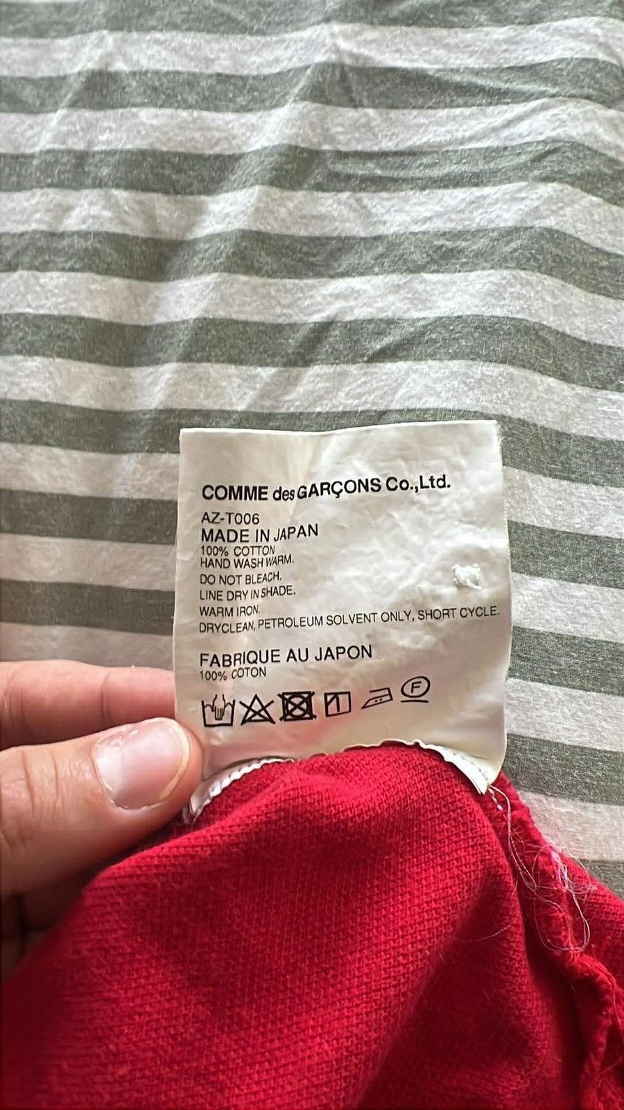 Comme des Garcons PLAY Comme des garçons PLAY Polo Size US S / EU 44-46 / 1 - 2 Thumbnail