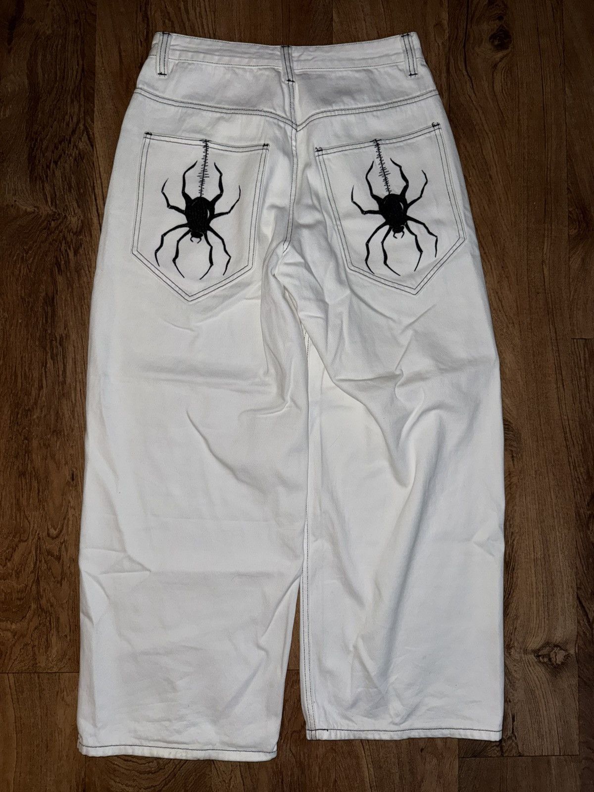 Other GLOE.US Wide Leg “spider” Jeans (size S=30w) Size US 30 / EU 46 - 4 Thumbnail