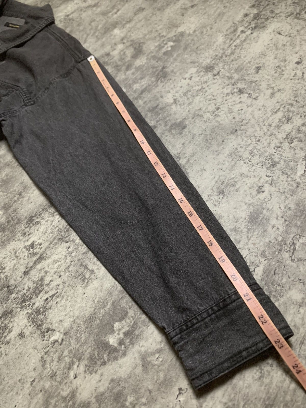 Balenciaga Vence Exchange Japanese Brand Gradient Denim Jacket Size US L / EU 52-54 / 3 - 13 Thumbnail