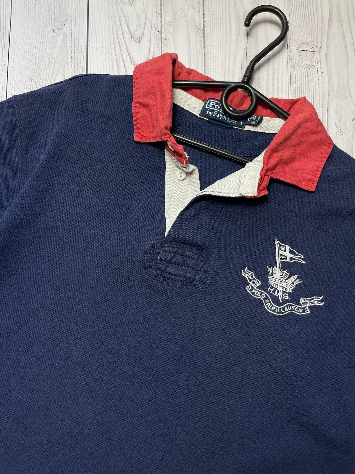 Polo Ralph Lauren × Vintage Vintage polo Ralph Lauren size XL blue Size US XL / EU 56 / 4 - 2 Thumbnail