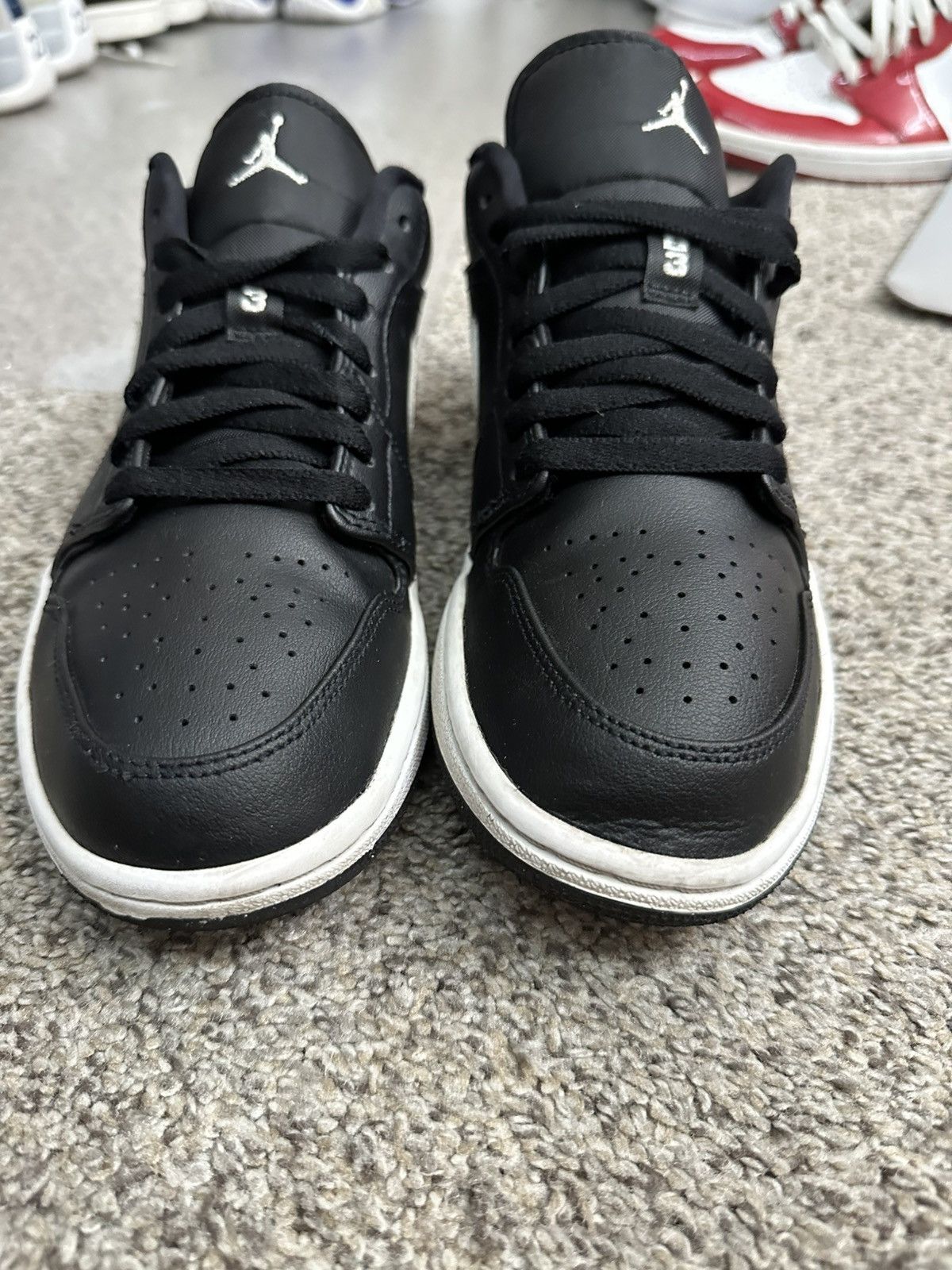 Nike Air jordan 1 low black white - size 8 men Size US 8 / EU 41 - 8 Thumbnail