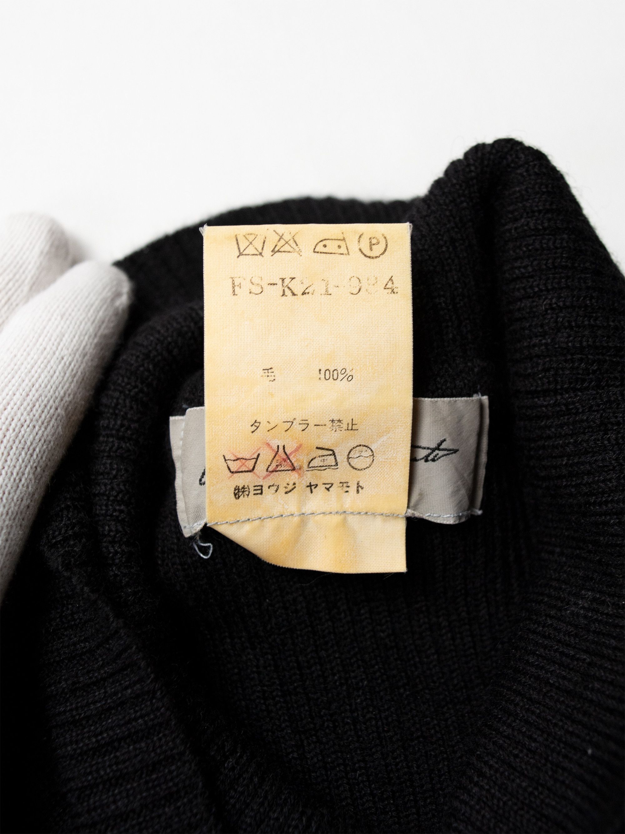 Yohji Yamamoto Yohji Yamamoto - A/W 1992 - wool turtleneck sweater Size M / US 6-8 / IT 42-44 - 6 Thumbnail