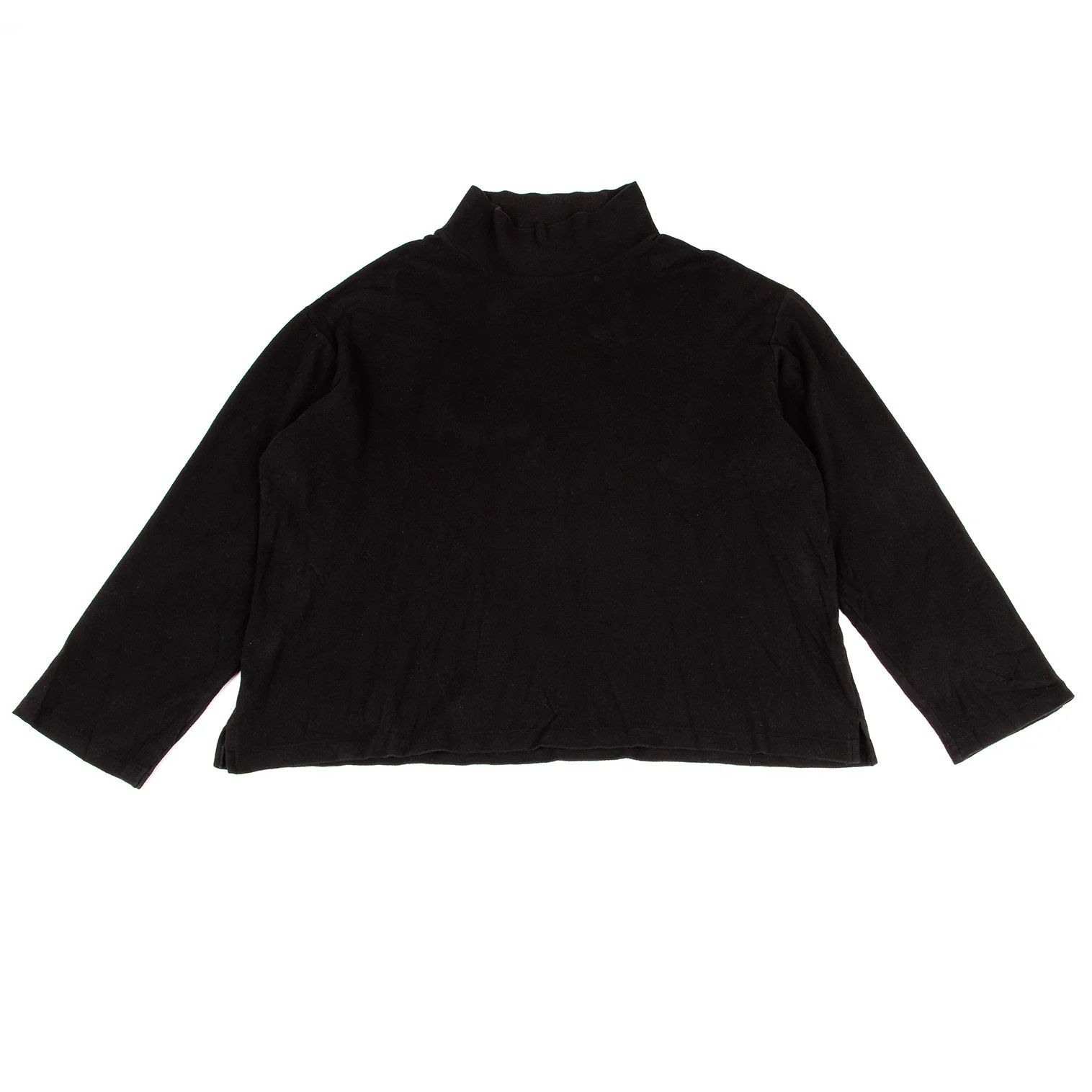Yohji Yamamoto Yohji Yamamoto Cotton Wool High Neck Sweatshirt Size US L / EU 52-54 / 3 - 1 Thumbnail