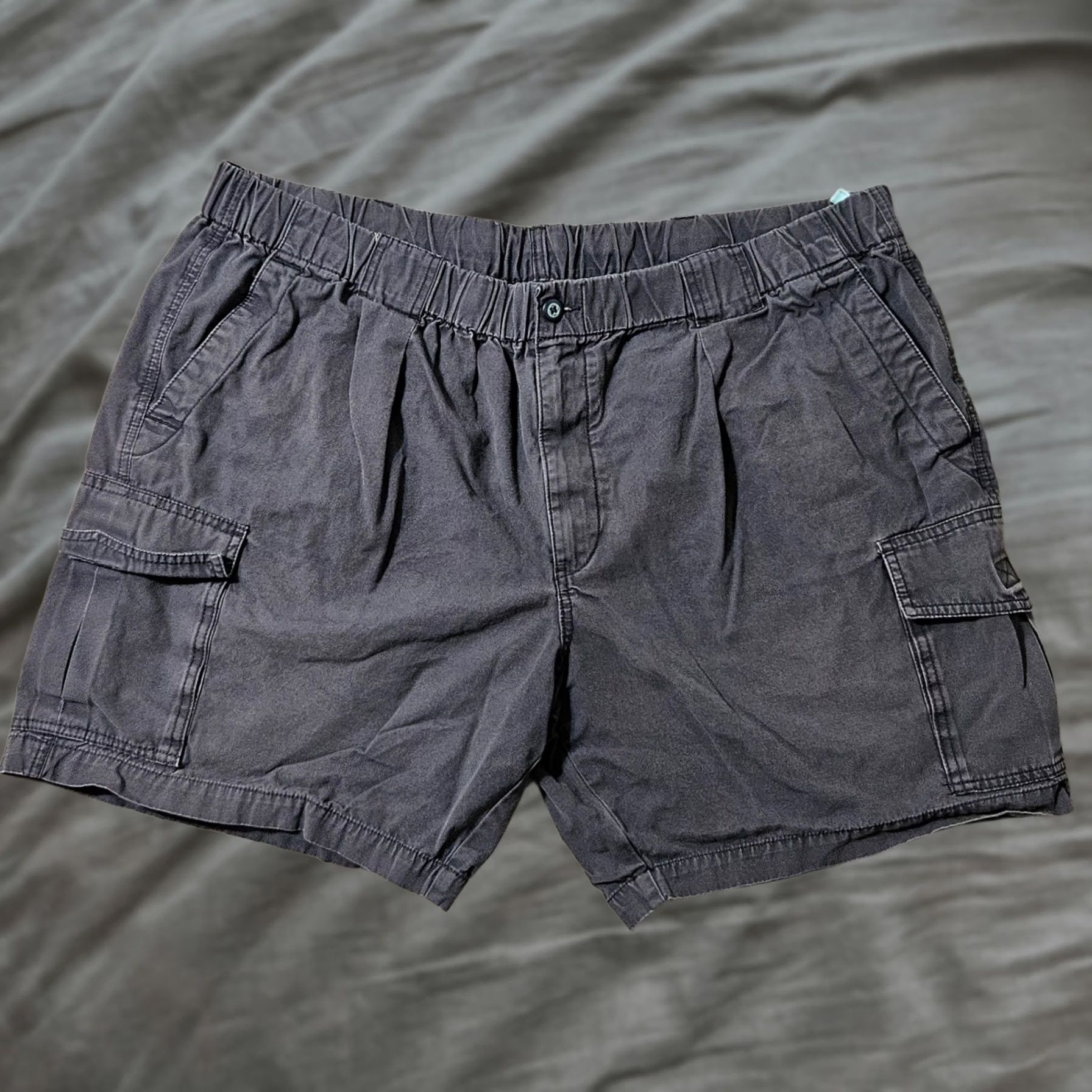 Tommy Bahama Tommy Bahama Shorts Mens Big 2X Blue 2XLB Relax Cargo Elastic Waist Drawstring Cotton Size US 39 - 1 Thumbnail