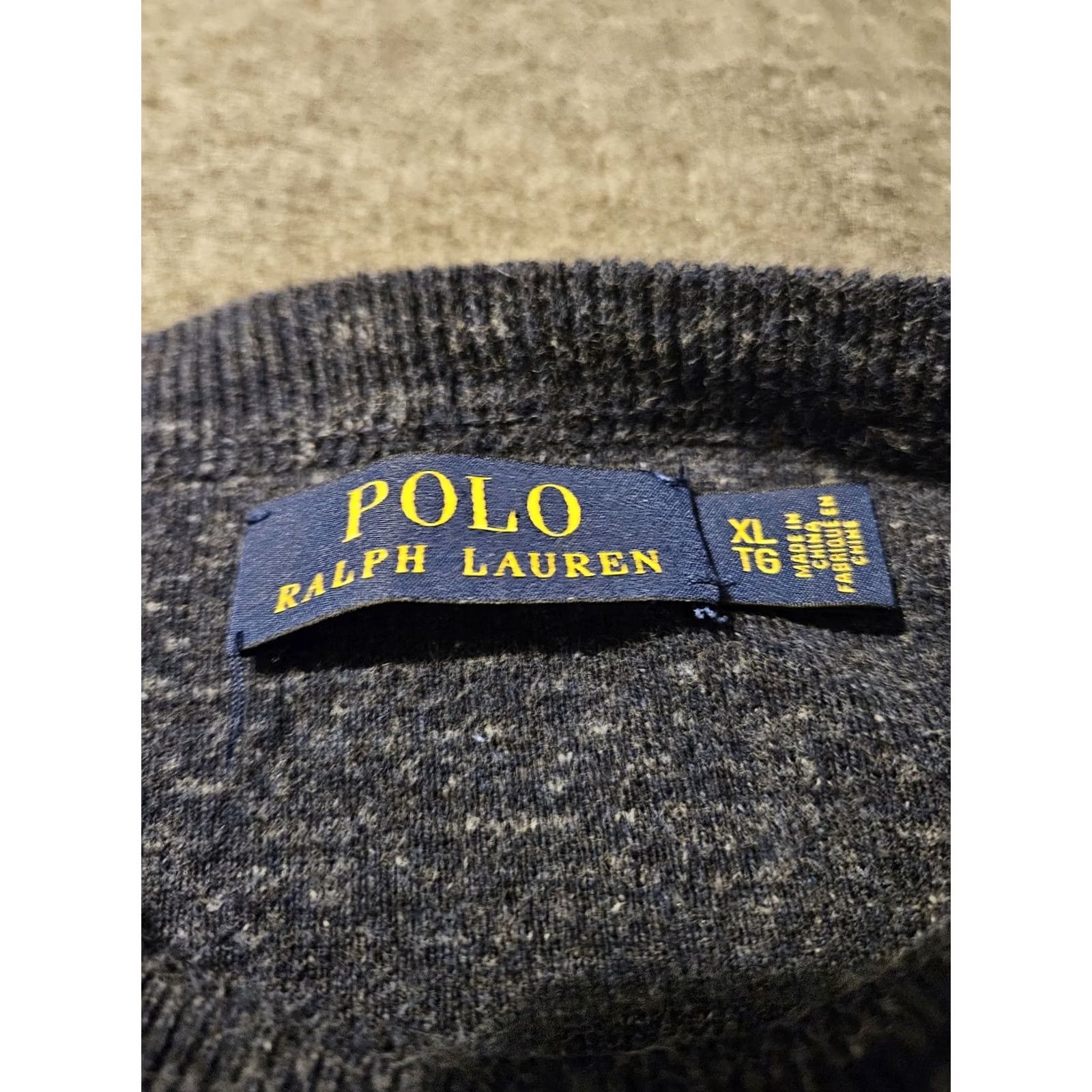 Polo Ralph Lauren Polo Ralph Lauren Sweater Men's XL Navy Blue Crew Neck Long Sleeve Preppy Size US XL / EU 56 / 4 - 2 Thumbnail
