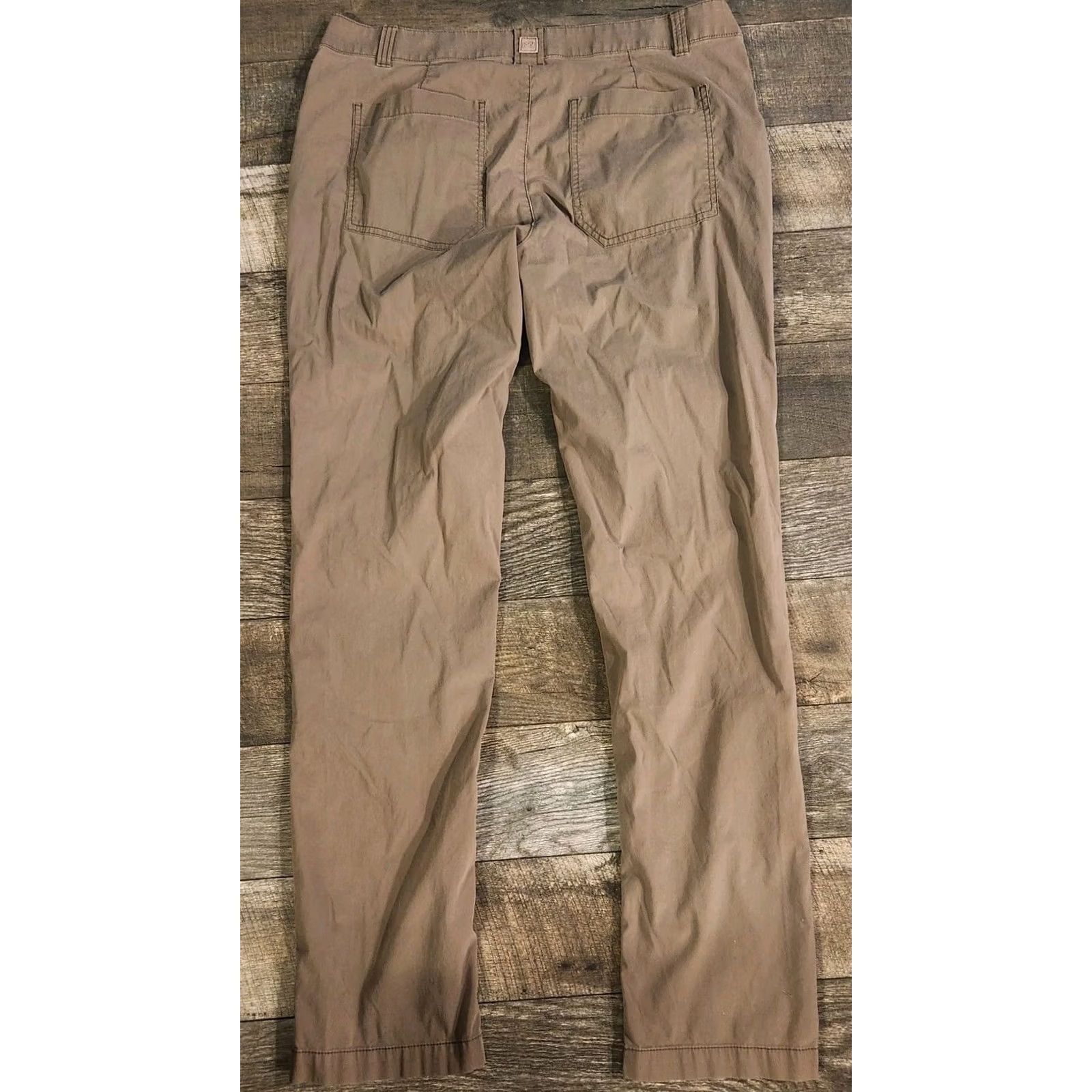 Vintage Sherpa Adventure Gear Pants Mens 36 Beige Performance Stretch Outdoor Hiking Size US 36 / EU 52 - 6 Thumbnail