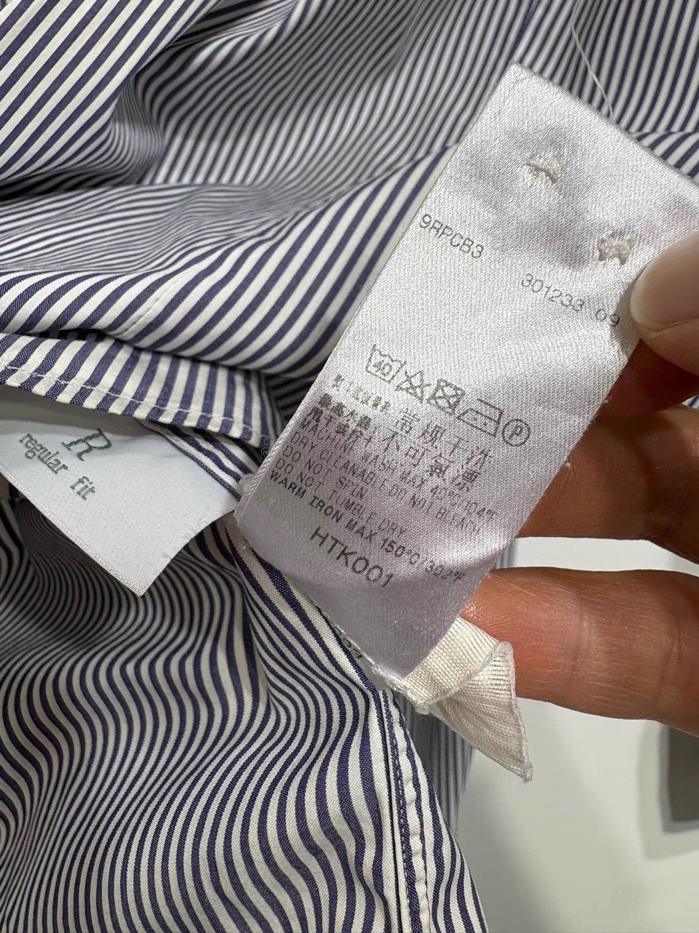 Ermenegildo Zegna Ermenegildo Zegna Striped Long Sleeve Shirt K29 Size US XXS / EU 40 - 7 Thumbnail