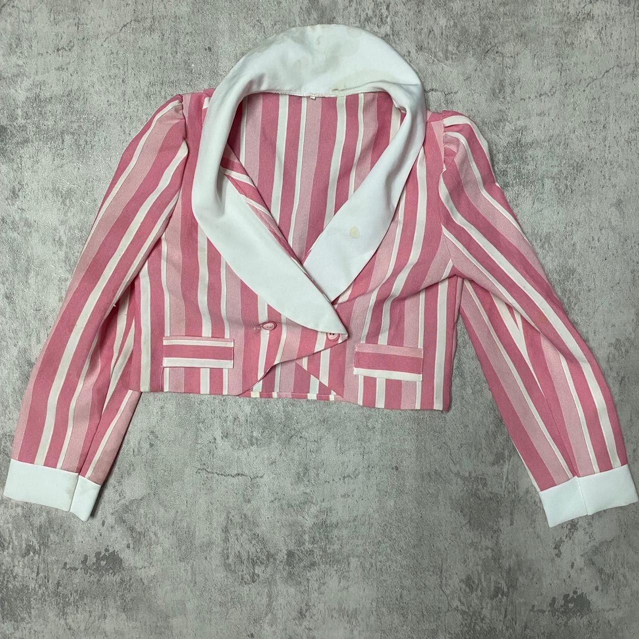 Other Pink and white striped blazer with white collar and cuffs Size XS / US 0-2 / IT 36-38 - 1 Thumbnail