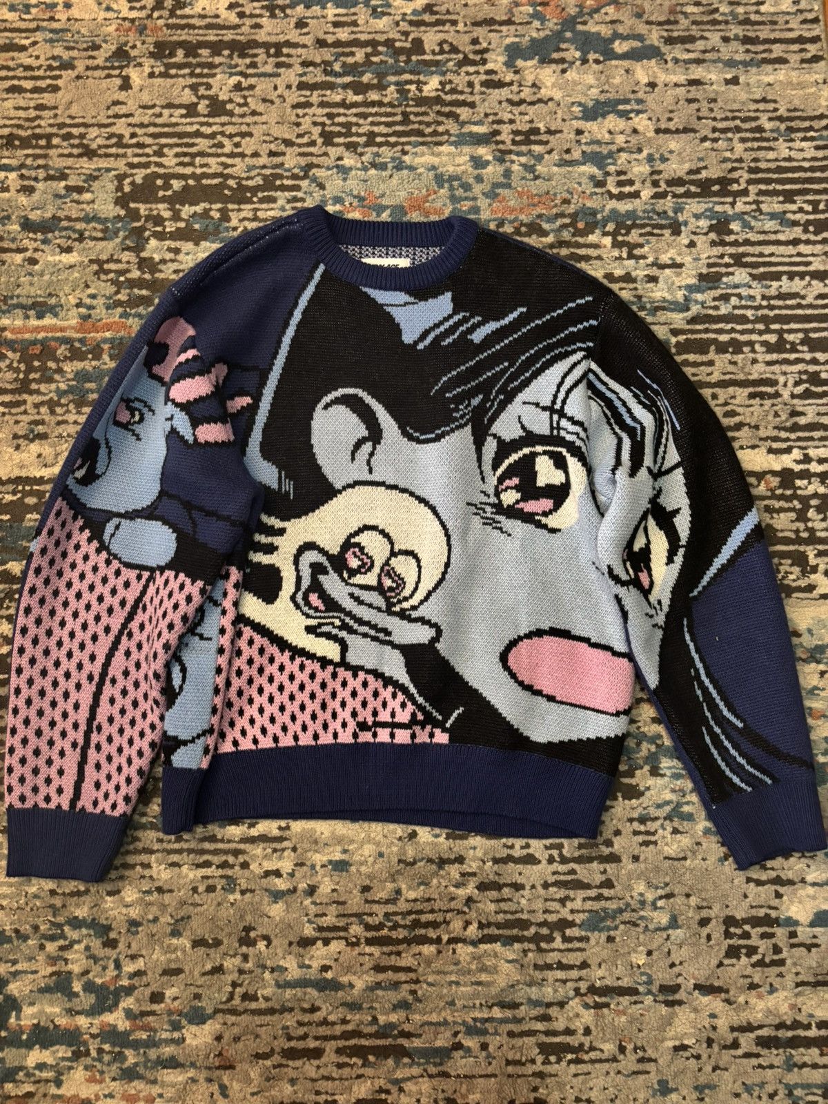 トップス PALACE NEEDLES HAIRY KNIT MULTI ANIMAL M Palace x Needles Hairy Square Beanie Multi Animal Men's - FW24 - US