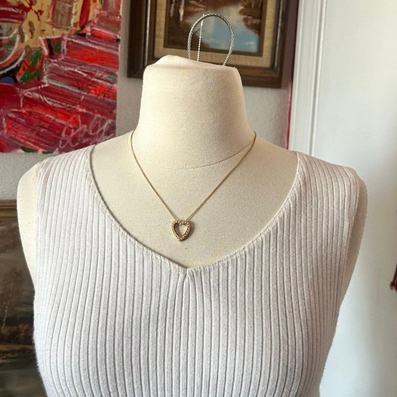 Other gold heart pendant chain necklace Size ONE SIZE - 1 Thumbnail