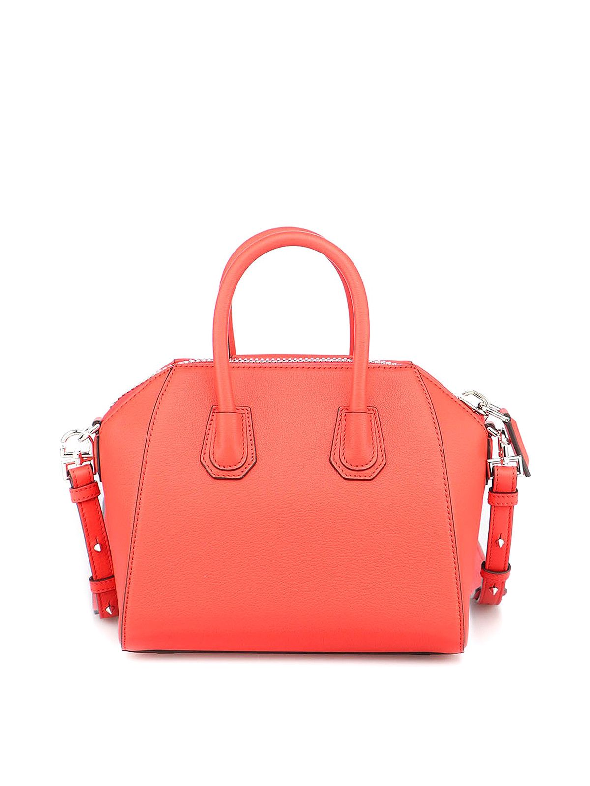 Givenchy o1srvl11e0824 Size: OS / Antigona Mini Leather Bag Light Red Size ONE SIZE - 4 Thumbnail