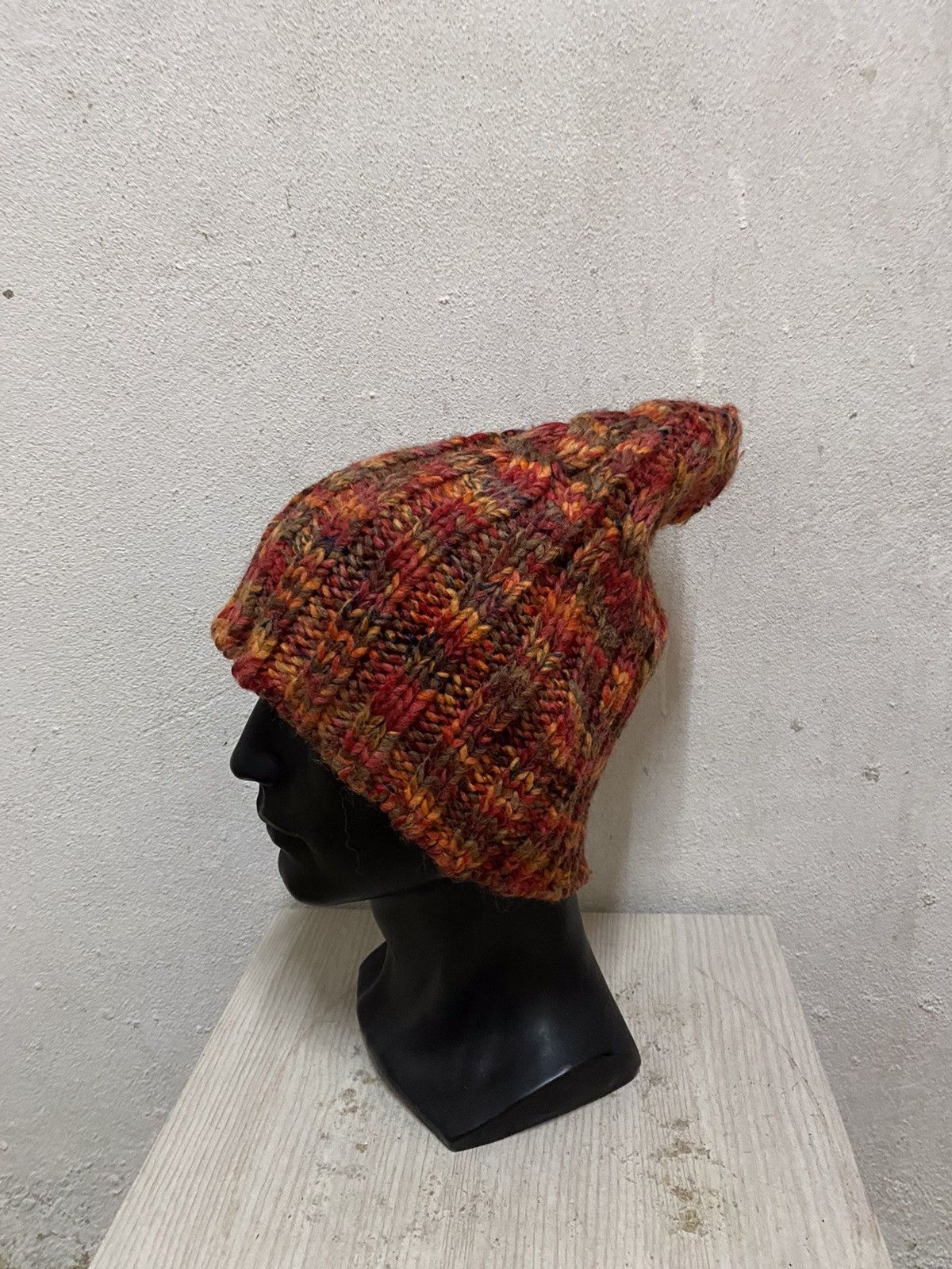 Japanese Brand × Kapital × Vintage Japanese Brand Rare Design Crochet Beanie Hat Size ONE SIZE - 3 Thumbnail