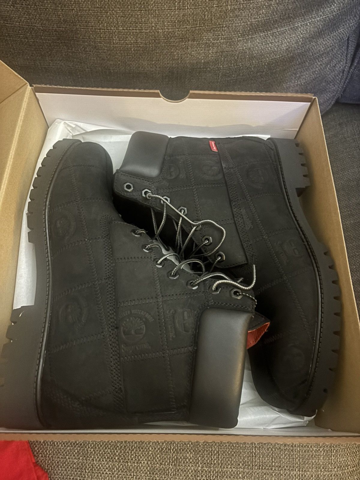 Supreme × Timberland Supreme patchwork boots Size US 12 / EU 45 - 1 Thumbnail
