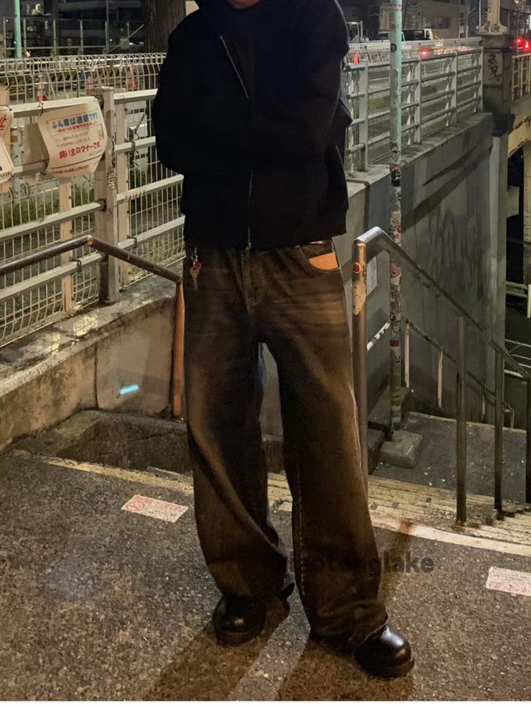 Jean × Vintage washed faded cleanfit loose baggy y2k yuppie jeans Size US 36 / EU 52 - 10 Thumbnail