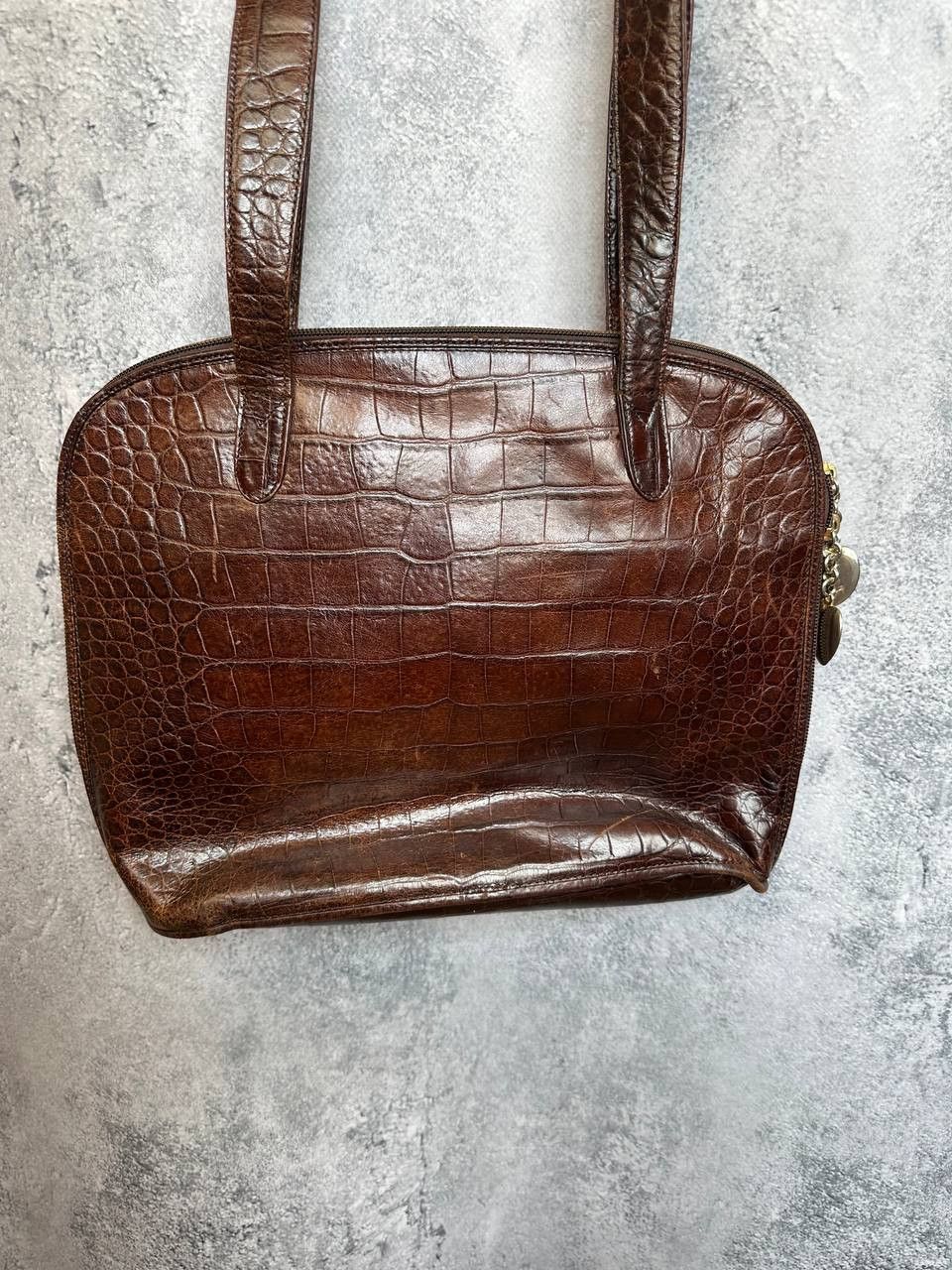 Russell & Bromley Russell & Bromley Italy Croc Embossed Leather Shoulder Bag Size ONE SIZE - 4 Thumbnail