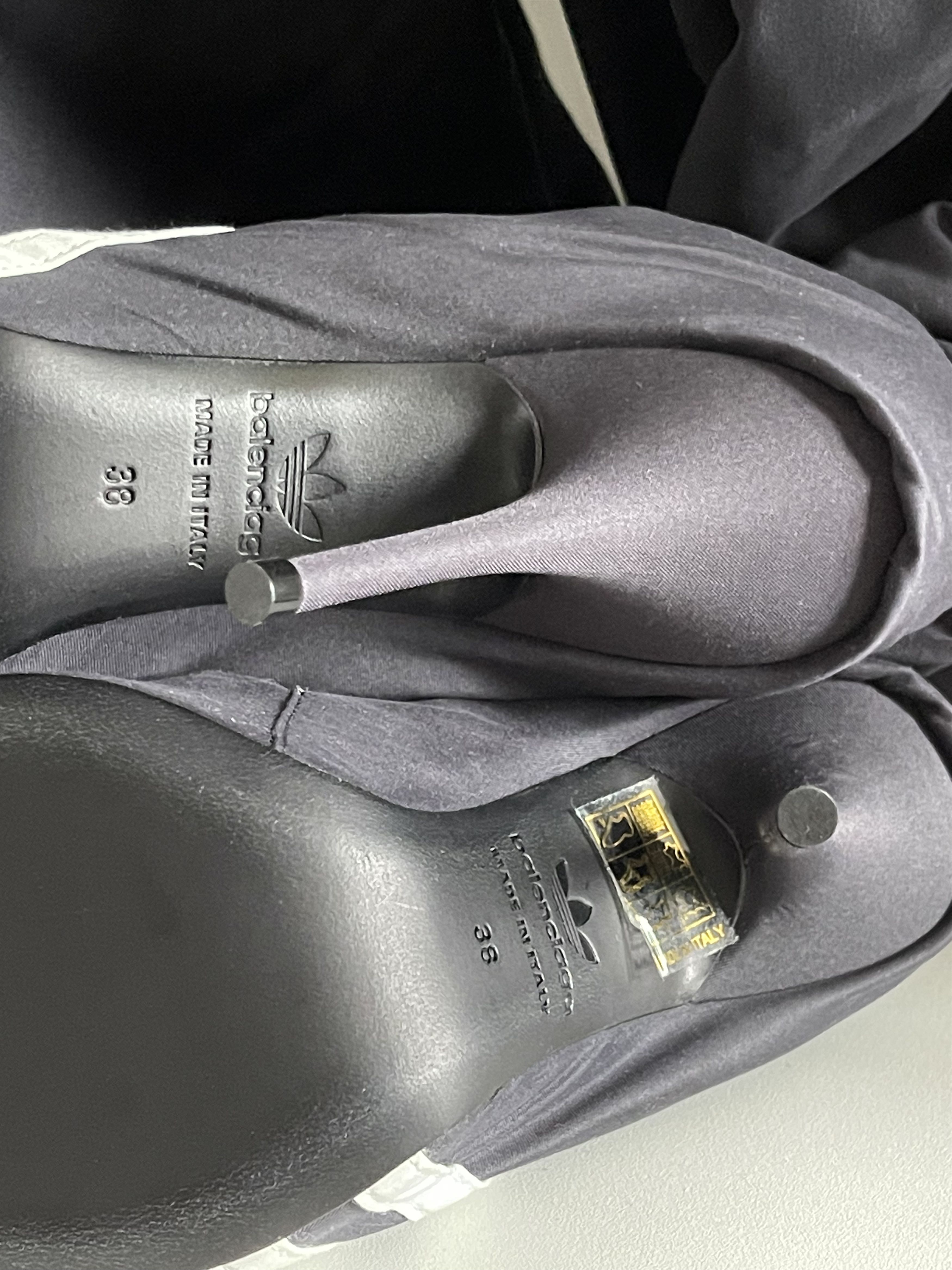 Adidas × Balenciaga Balenciaga x Adidas pantashoes, navy, size 38 Size US 8 / IT 38 - 14 Thumbnail