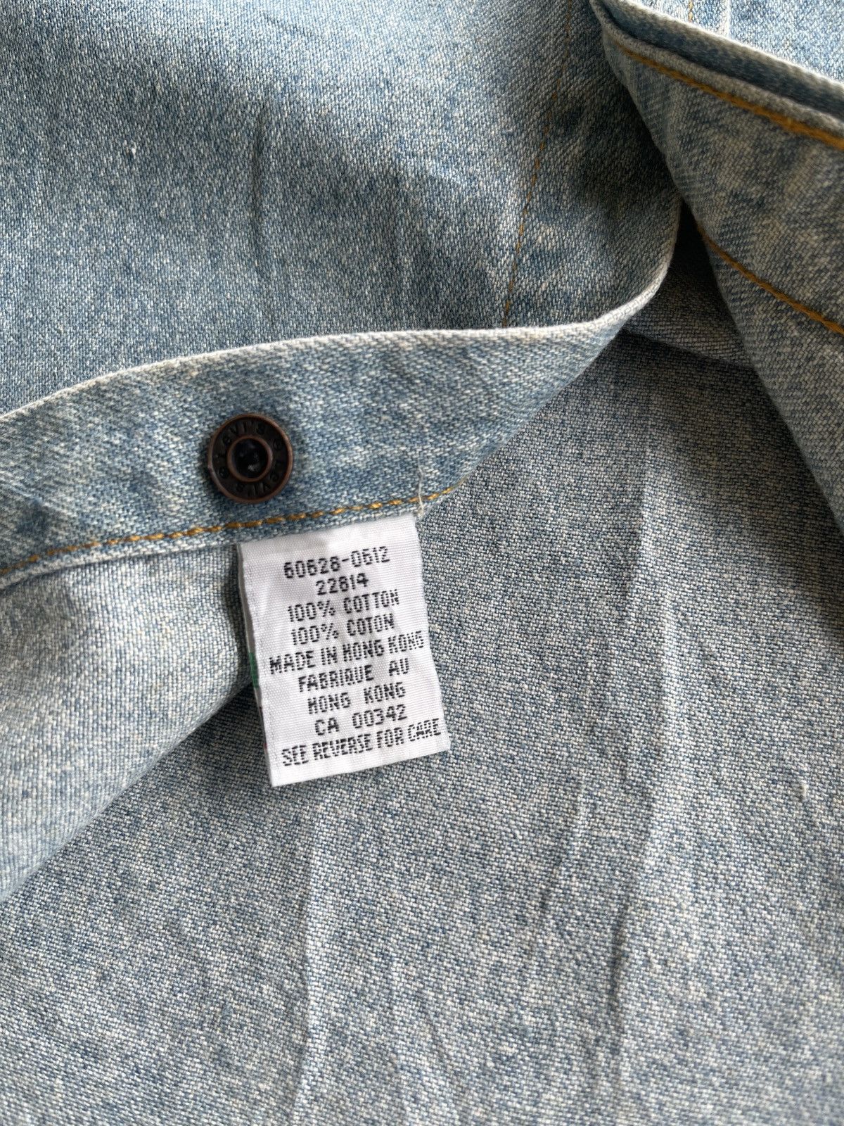 Levi's Vintage Levis Denim Button Up Shirts Size US XS / EU 42 / 0 - 17 Thumbnail
