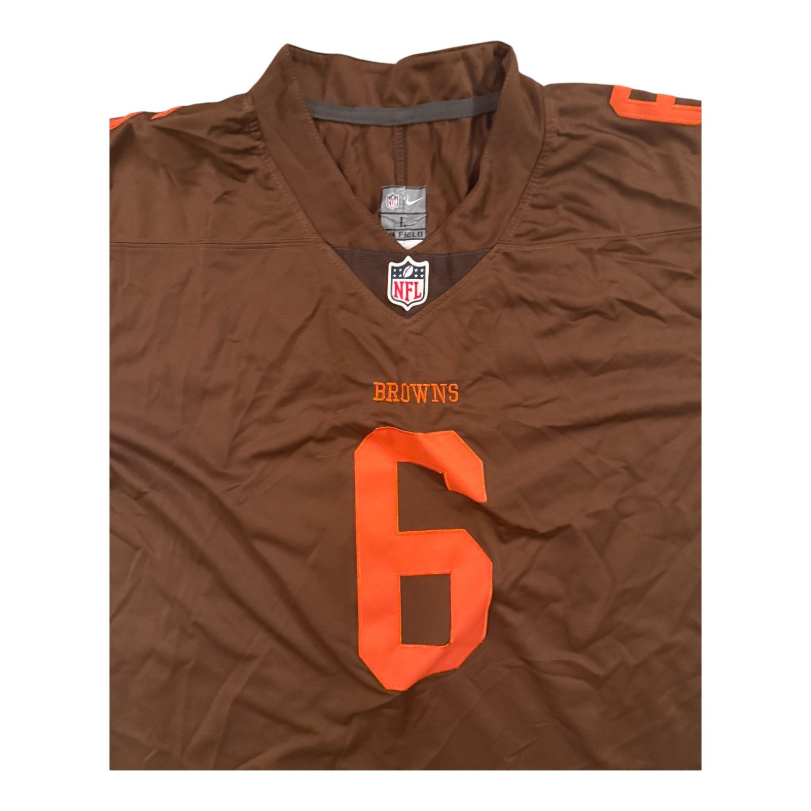 Nike Baker Mayfield Jersey Mens Large Cleveland Brown NFL Nike Size US L / EU 52-54 / 3 - 3 Thumbnail