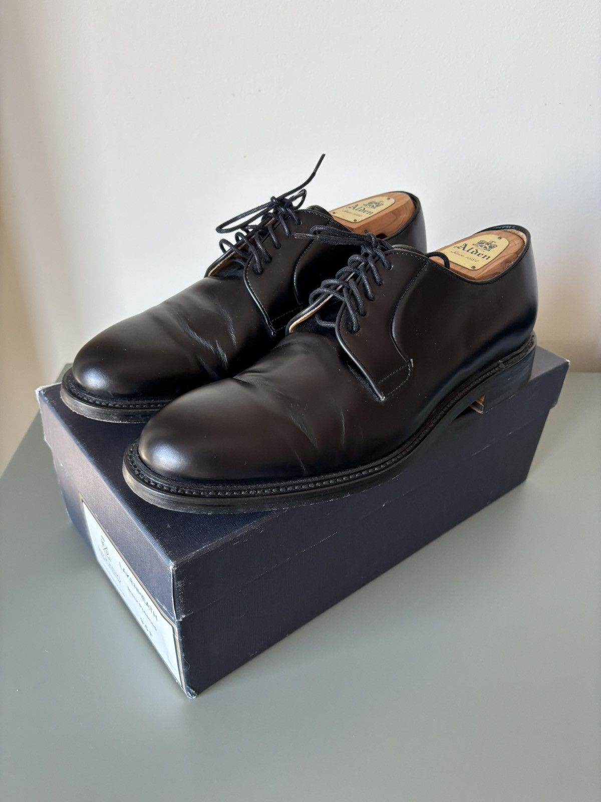 Herring Herring Lakenheath Derby in Polished Black Size US 10.5 / EU 43-44 - 1 Thumbnail