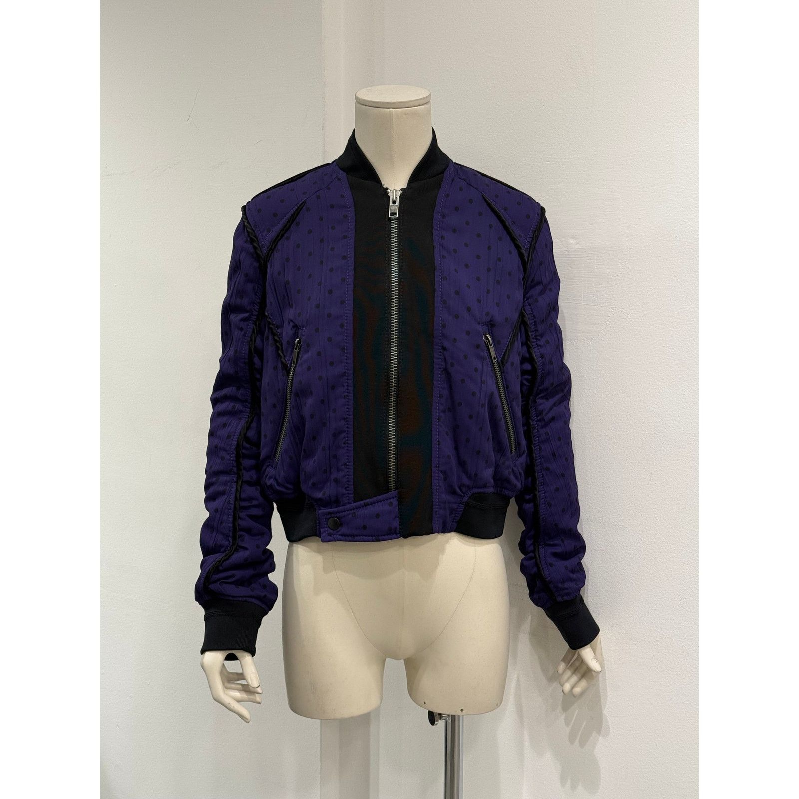 Haider Ackermann Haider Ackermann purple bomber jacket Size M / US 6-8 / IT 42-44 - 2 Thumbnail