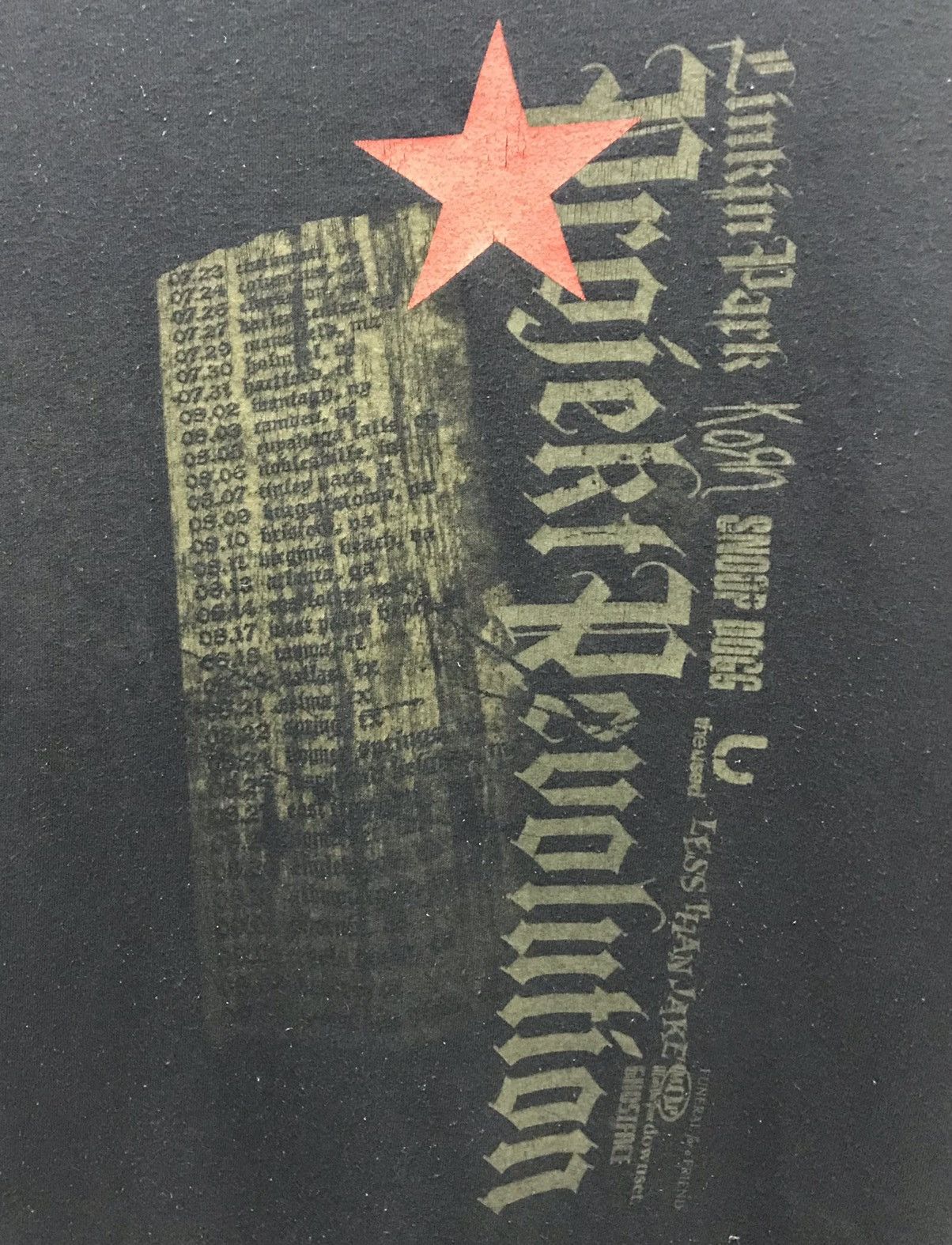 Band Tees Vintage Projekt Revolution Linkin Park Shirt Size US XL / EU 56 / 4 - 4 Thumbnail