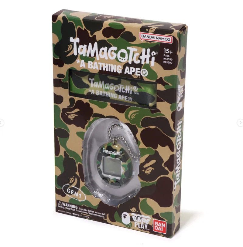 Bape BAPE x Tamagotchi Original Handheld Green Camo Size ONE SIZE - 4 Thumbnail