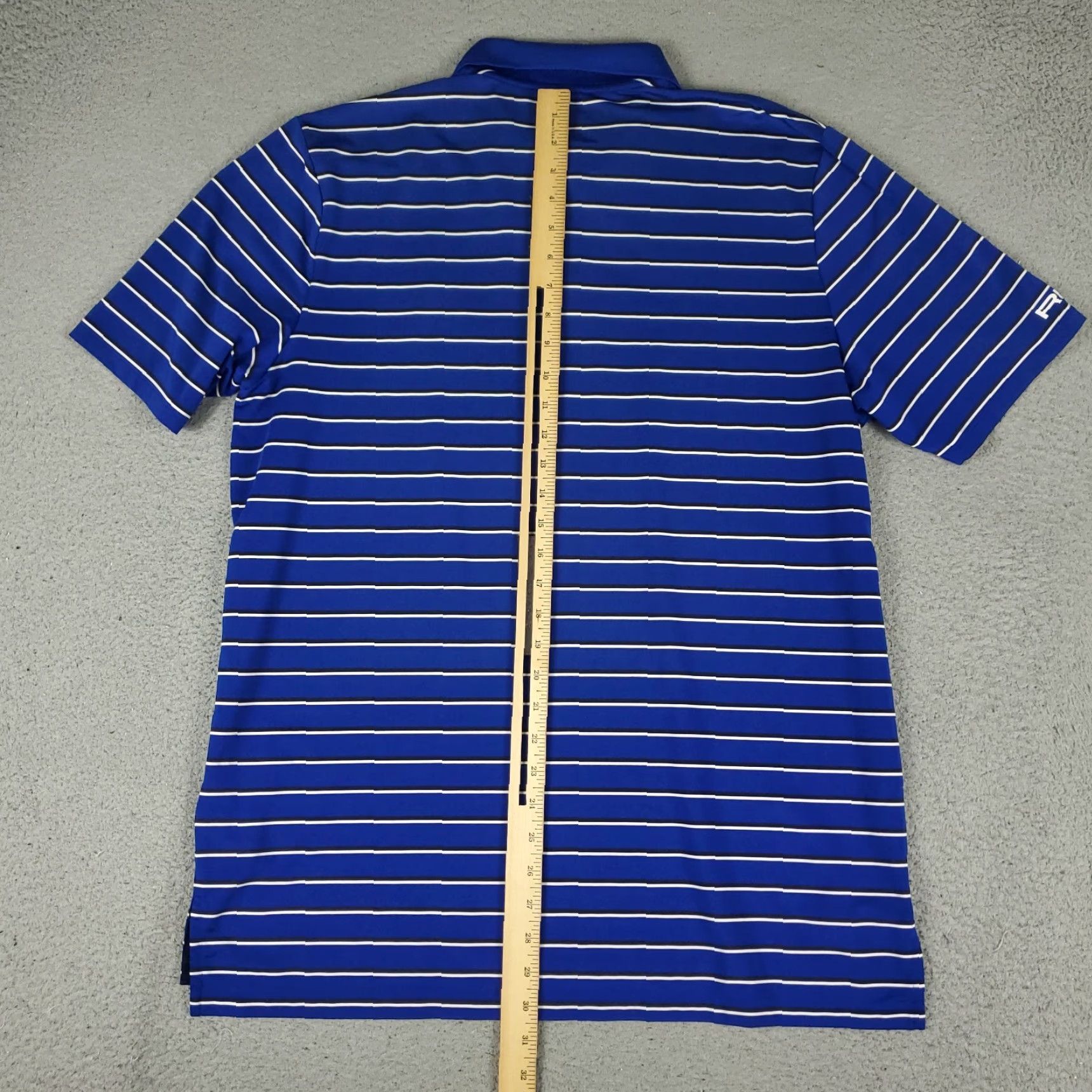 Ralph Lauren Ralph Lauren RLX Polo Shirt Mens Large Blue Striped Short Sleeve Golf Casual Size US L / EU 52-54 / 3 - 4 Thumbnail
