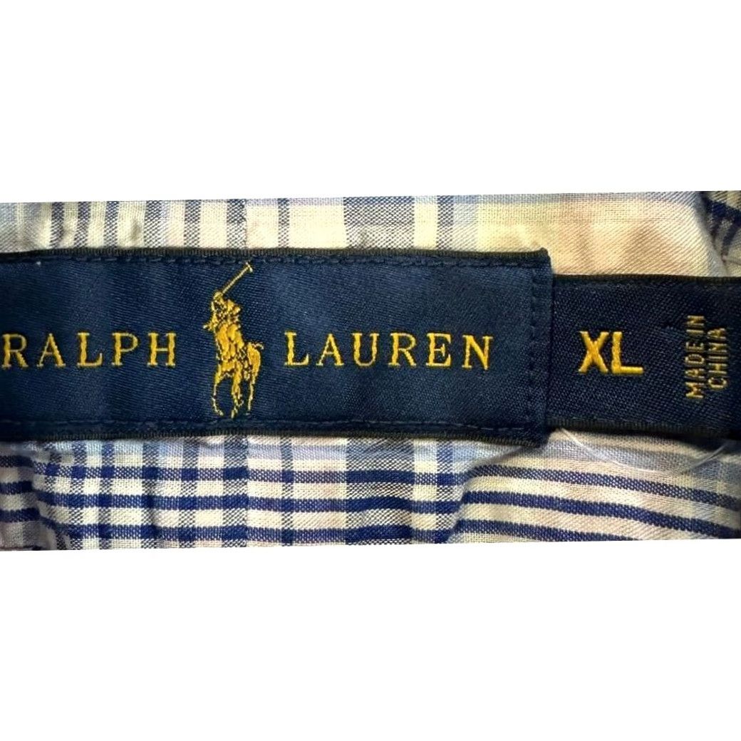 Ralph Lauren Ralph Lauren Button-Down Shirt Adult XL Pink Blue Seersucker Plaid Casual Mens Size US XL / EU 56 / 4 - 3 Thumbnail