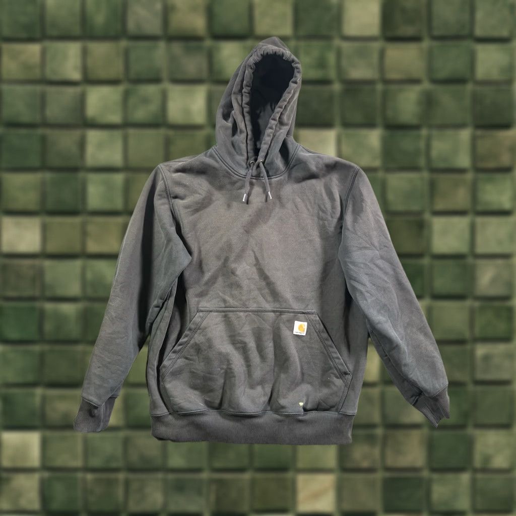 Carhartt Carhartt Hoodie Mens Rain Defender Loose Fit Faded Black Size Medium Outdoors Shirt Pullover Hooded Drawstring Black Logo Size US M / EU 48-50 / 2 - 1 Thumbnail