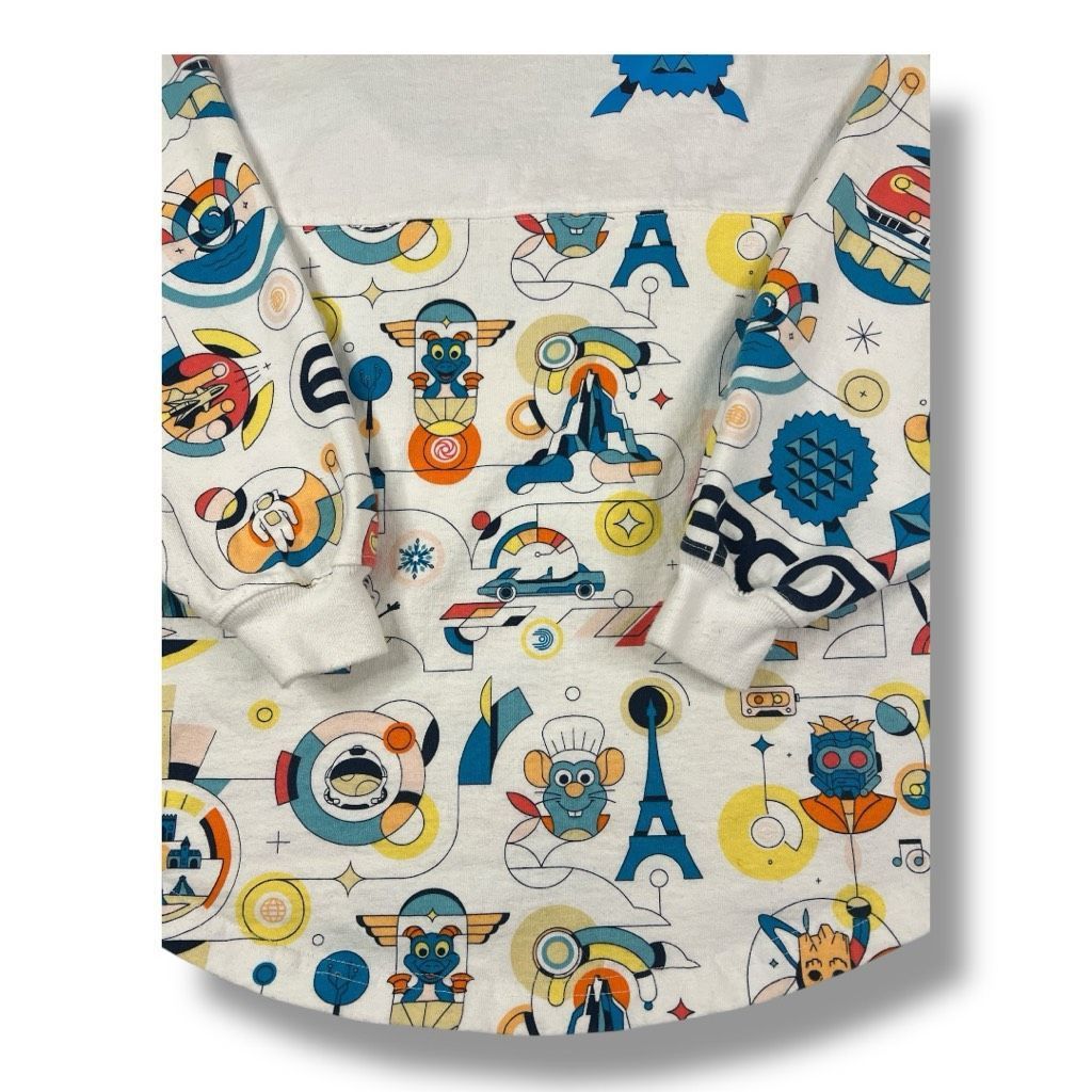 Disney Disney Epcot Reimagined Oversized Spirt Jersey Size Extra Sm Size XS / US 0-2 / IT 36-38 - 3 Thumbnail