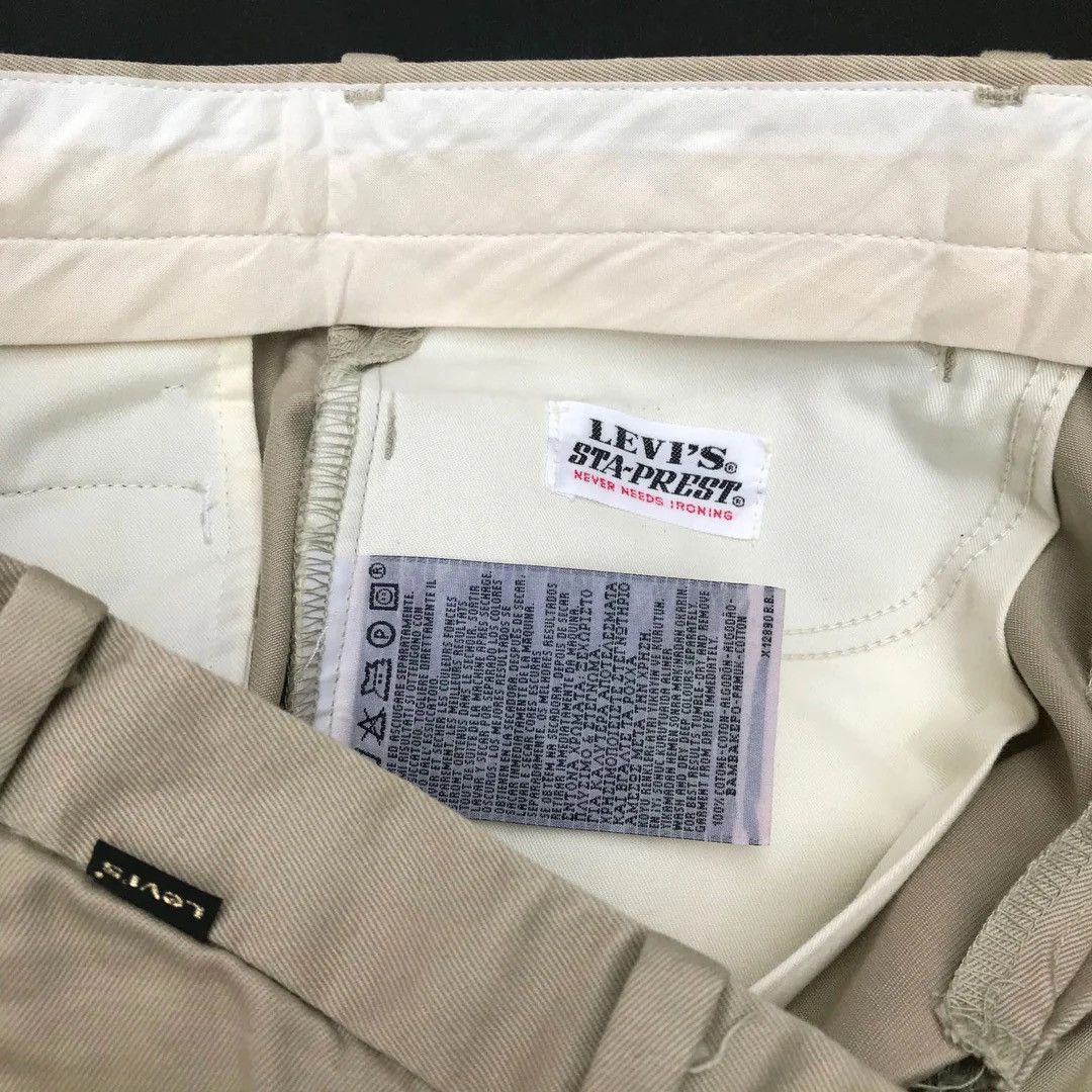 Levi's × Vintage Levi’s Sta-Prest 1990 90s Vintage W31 Straight Leg Slacks Size US 31 - 5 Thumbnail