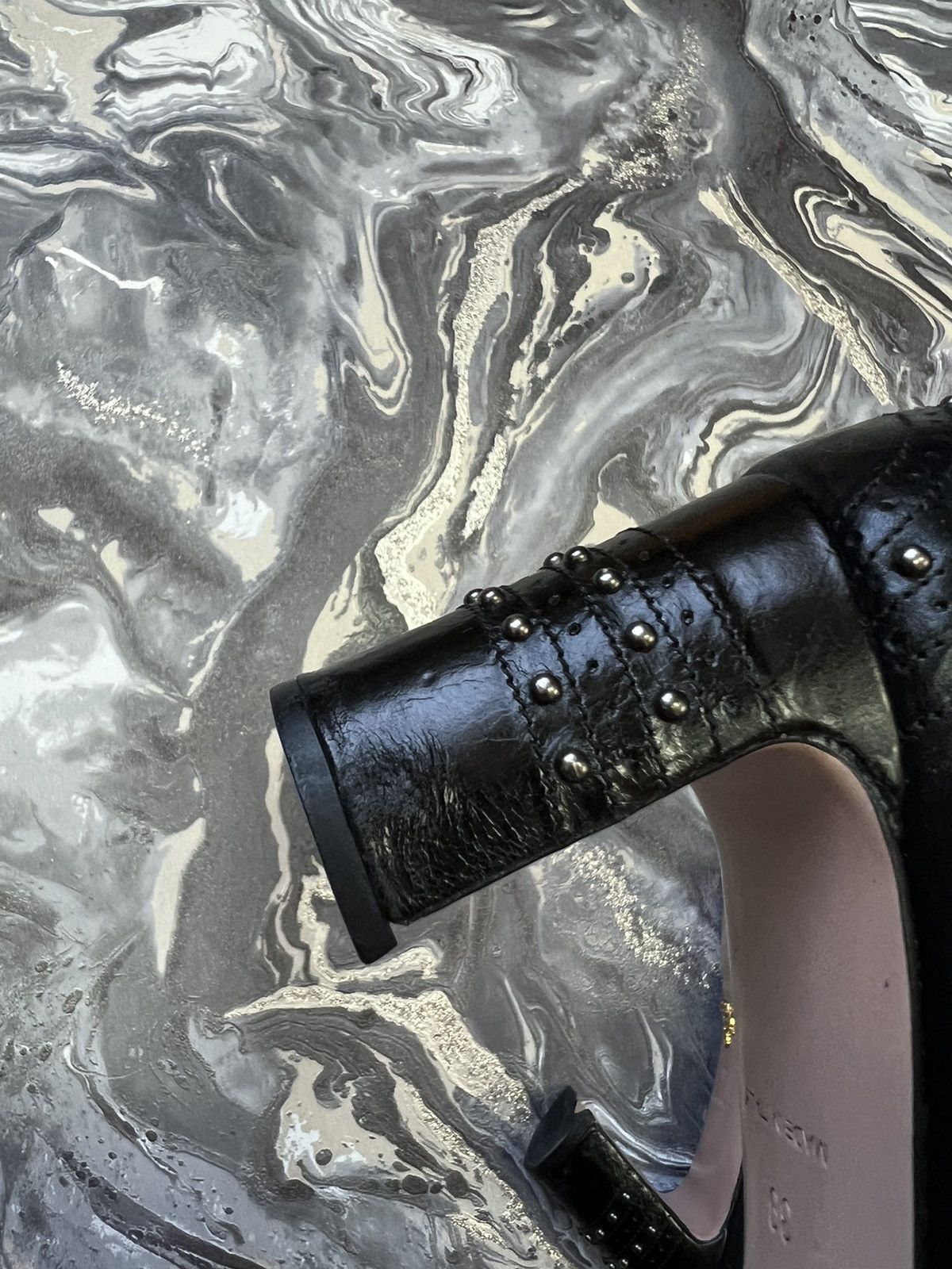 Prada × Vintage Prada leather heels Size US 9 / IT 39 - 5 Thumbnail